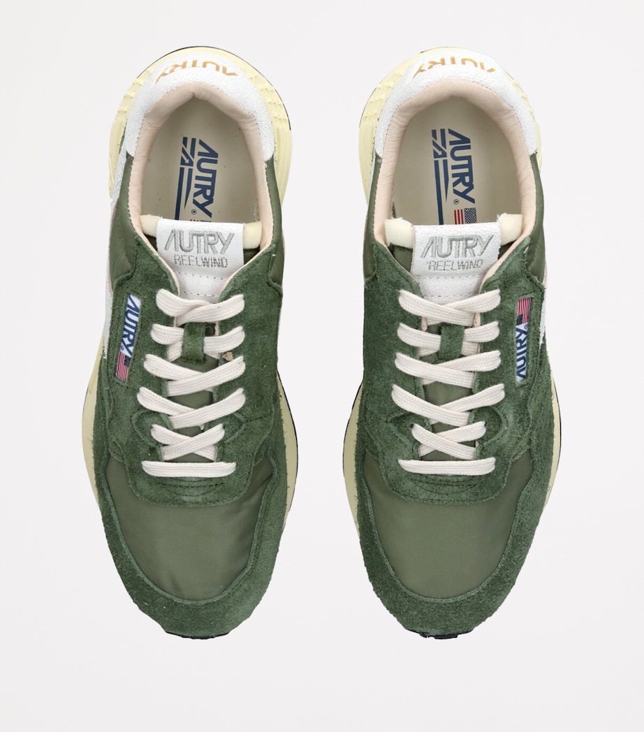 Suede Reelwind Sneakers KHAKI Image 4
