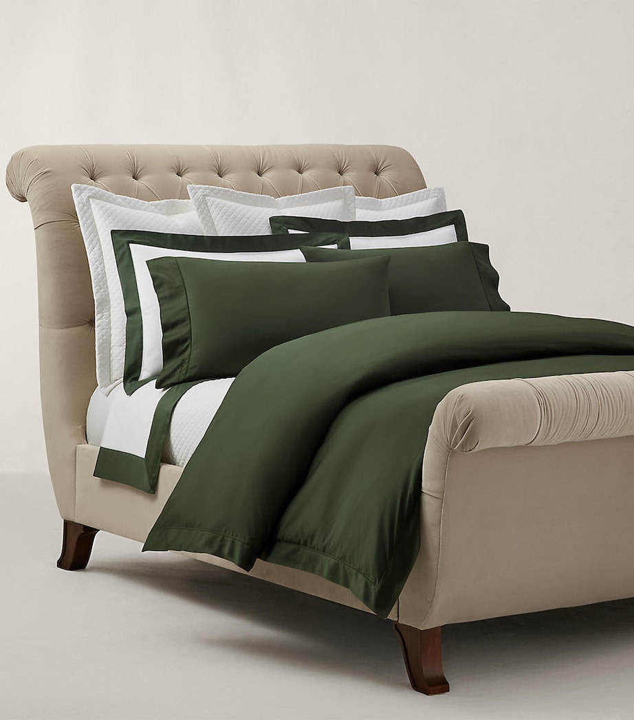 Cotton RL624 King Duvet Cover (240cm x 220cm) DKGREEN Image 2