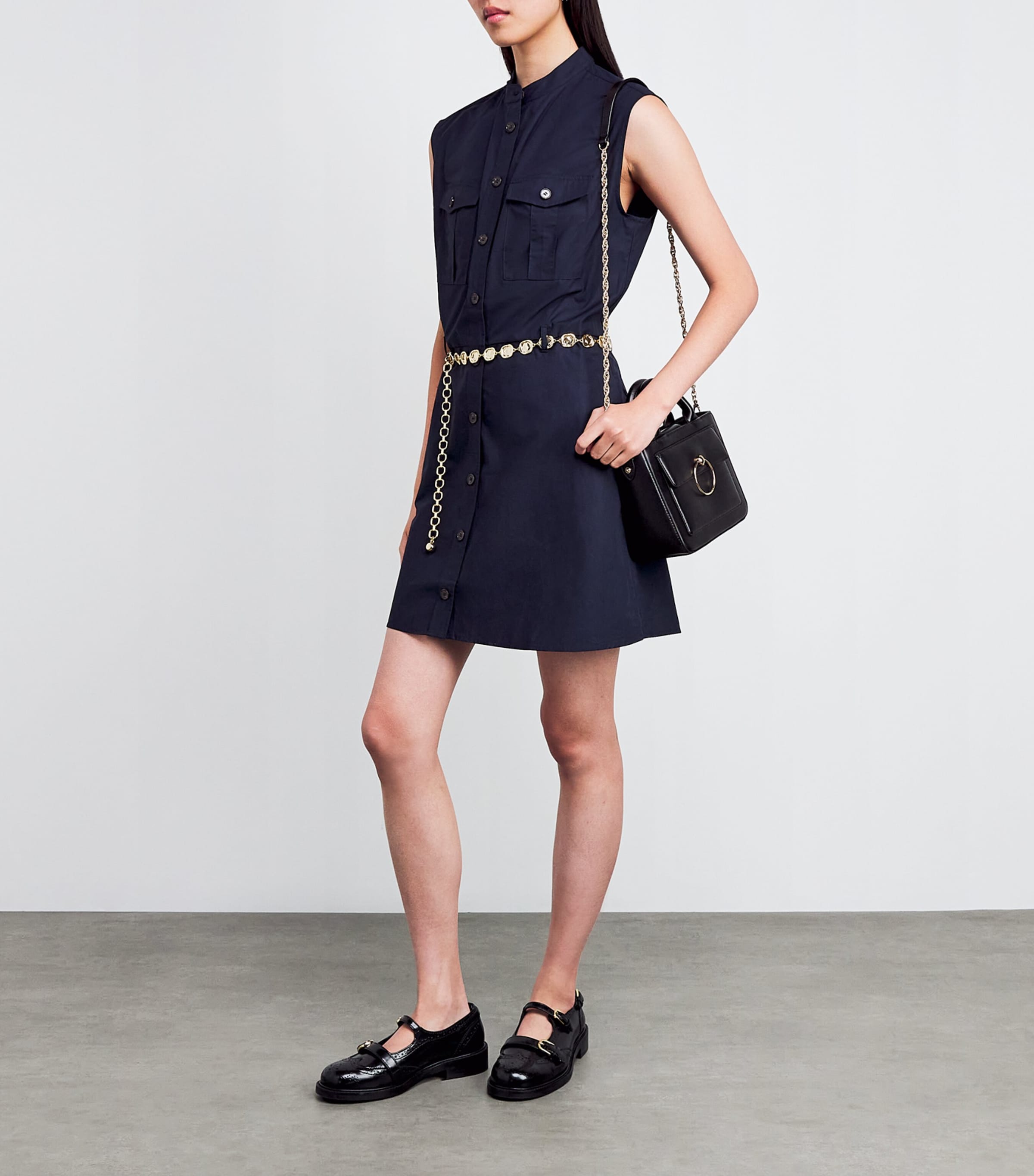 Pebble Chain Belt GOLD Image 3