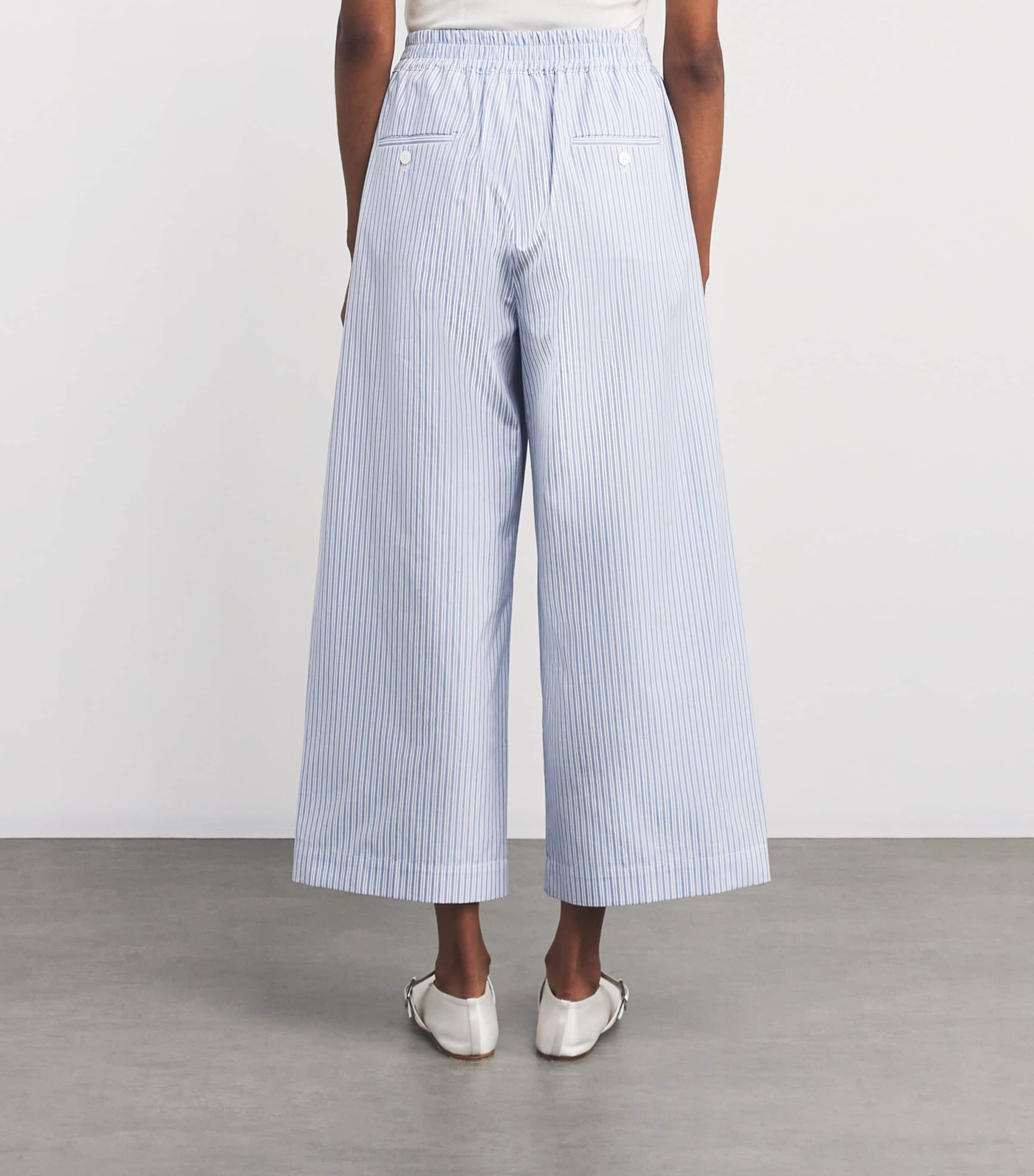 Weekend Max Mara Cotton Wide-Leg Trousers | Harrods US