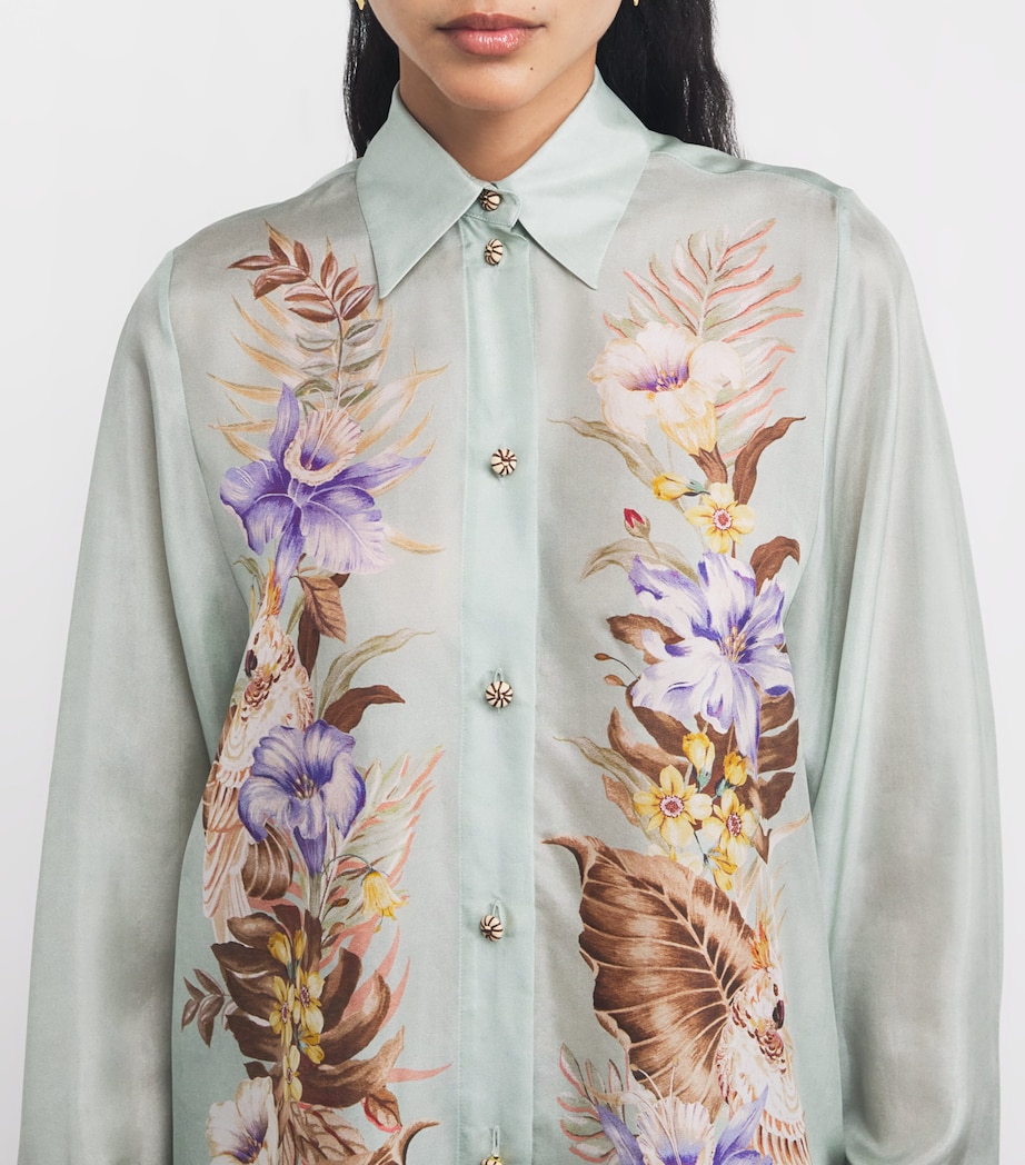 Silk Coco Relaxed Shirt SGMTFL SG MLTI FLORL Image 6