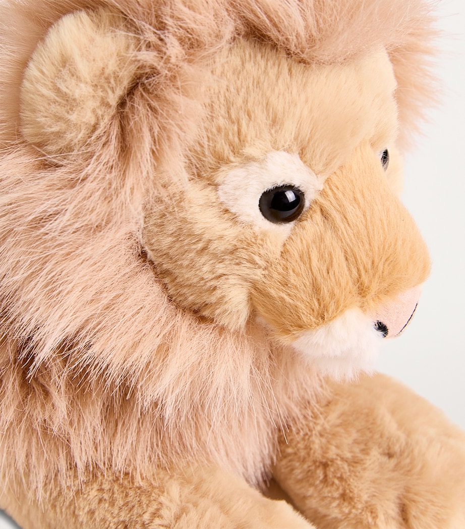 Sitting Lion Soft Toy (18cm) BROWN Image 3