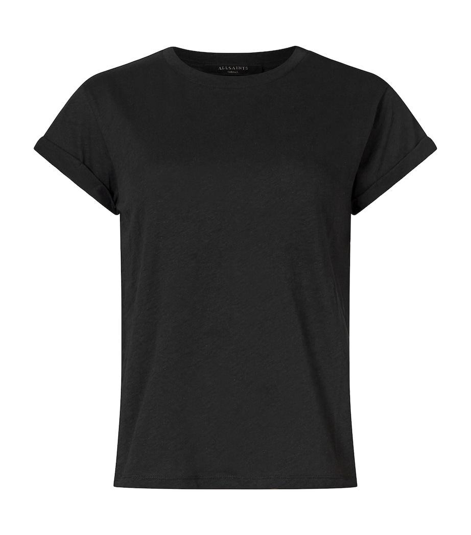 Organic Cotton Anna T-Shirt BLACK Image 1