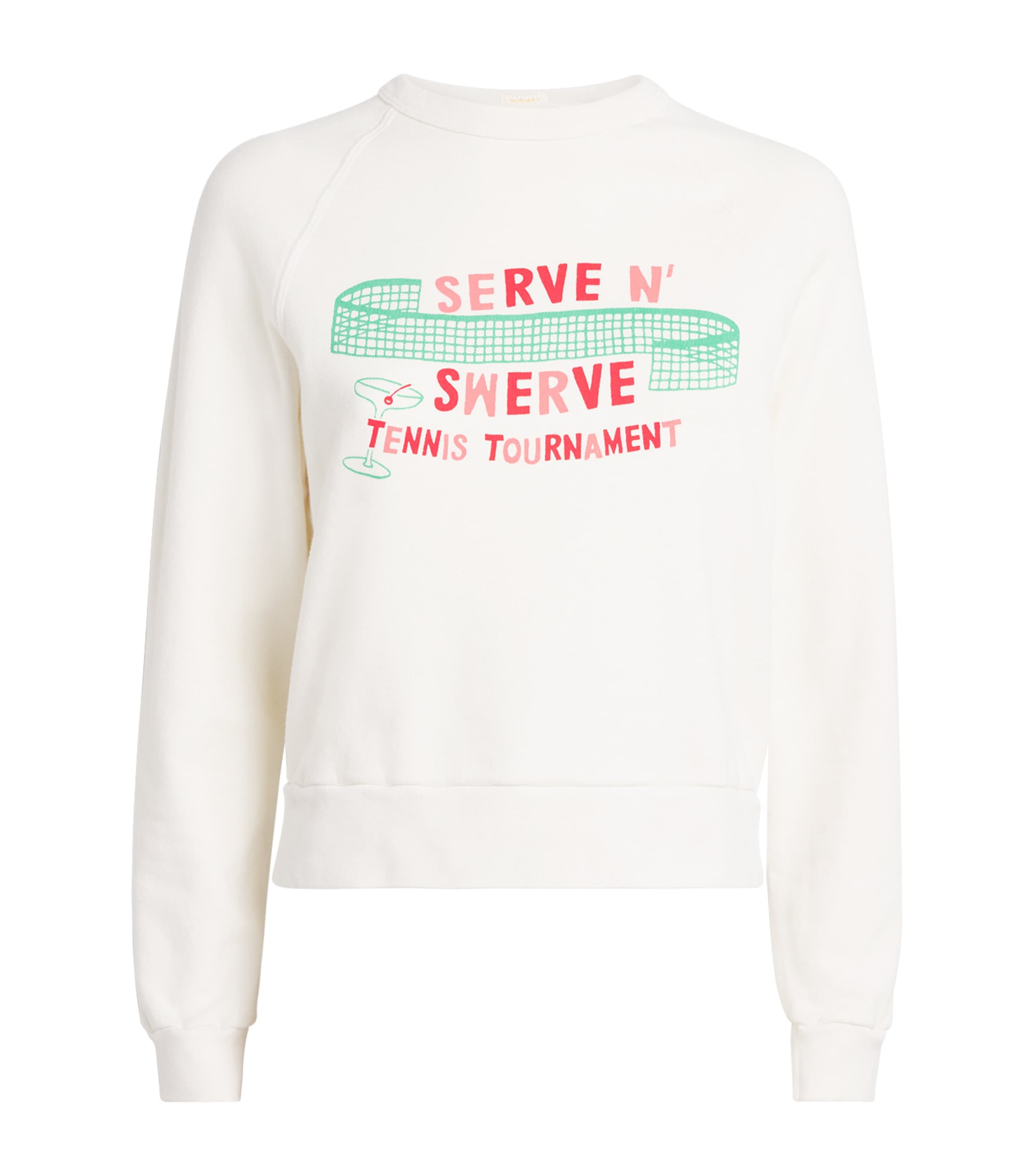 MOTHER Womens Cotton Itty Concert Sweater Serve N Swerve Image 1