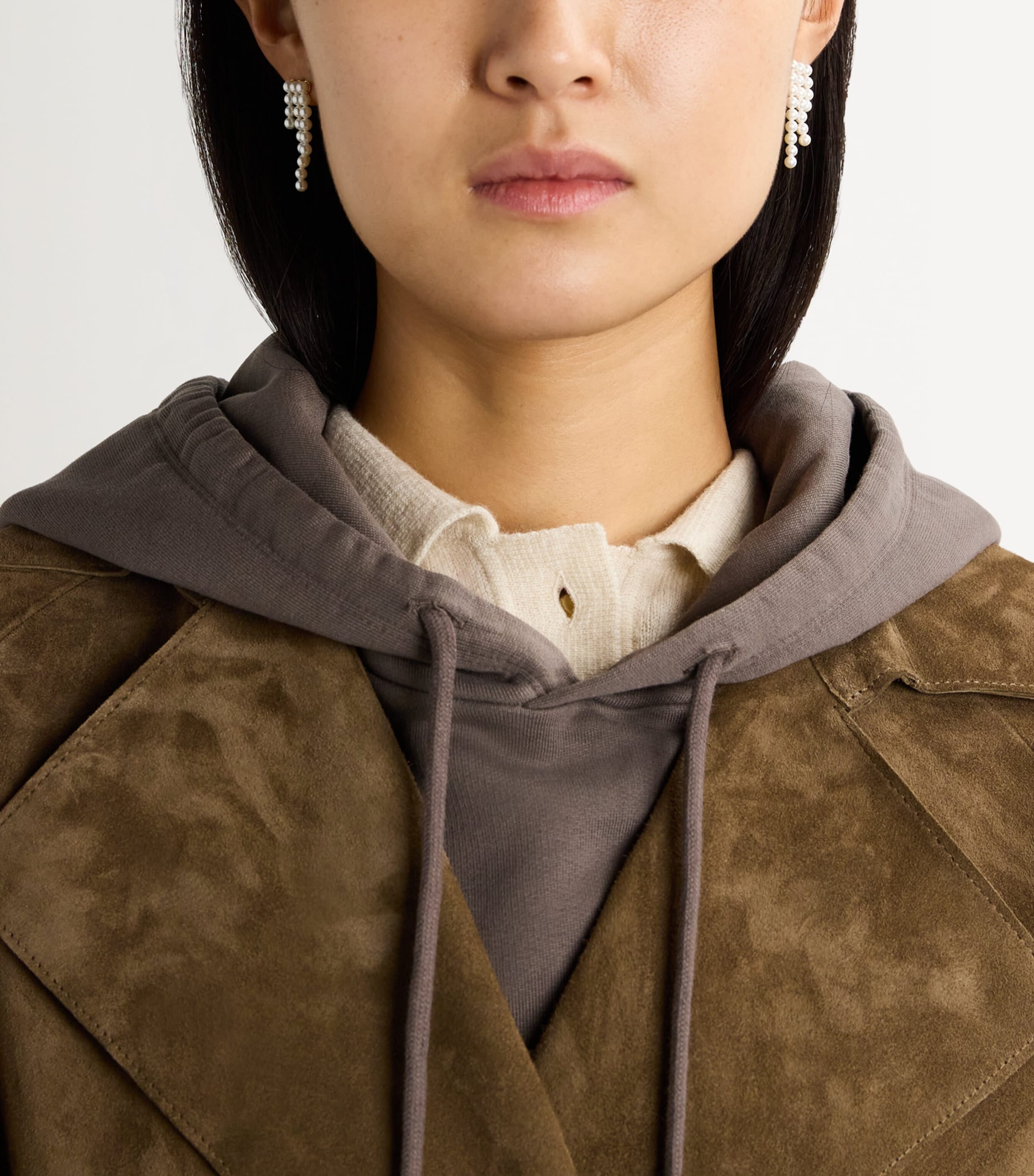 Yellow Gold and Pearl La Valse Trois Temps Drop Earrings YELLOW GOLD Image 2