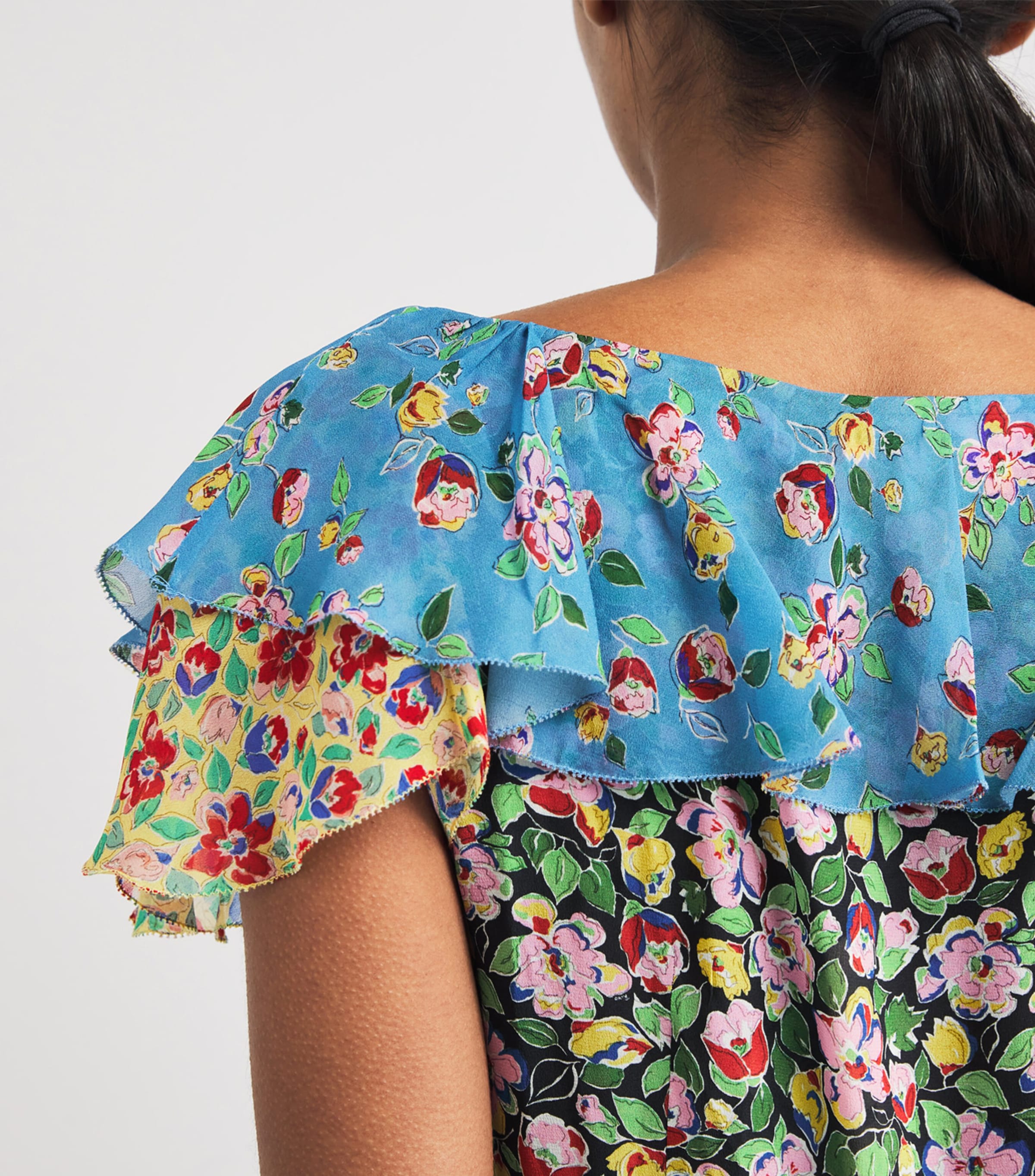 Silk Benoite Midi Dress JEANNIE MIX MULTI Image 6