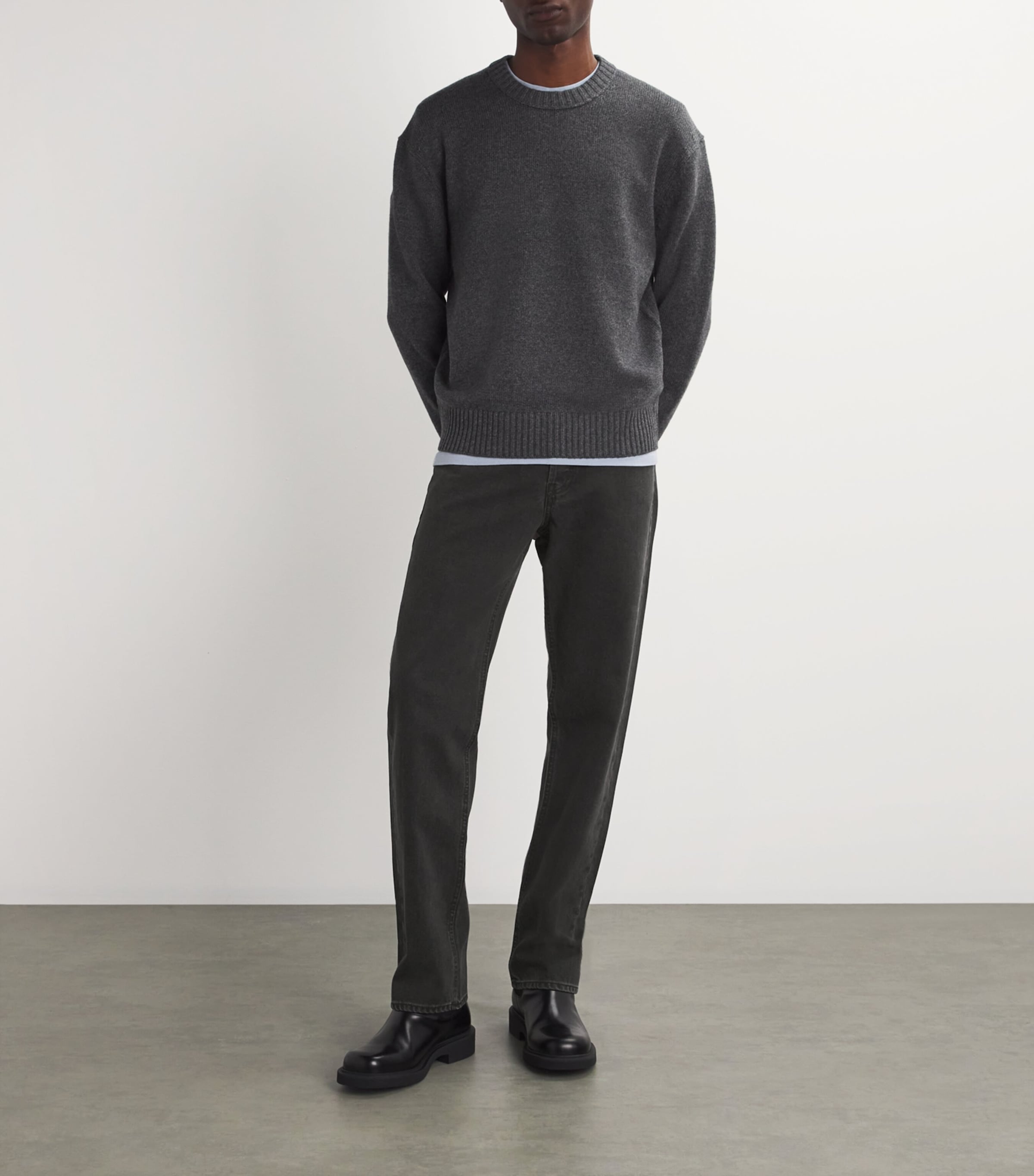 FRAME Mens The Straight Jeans Columbia Image 2