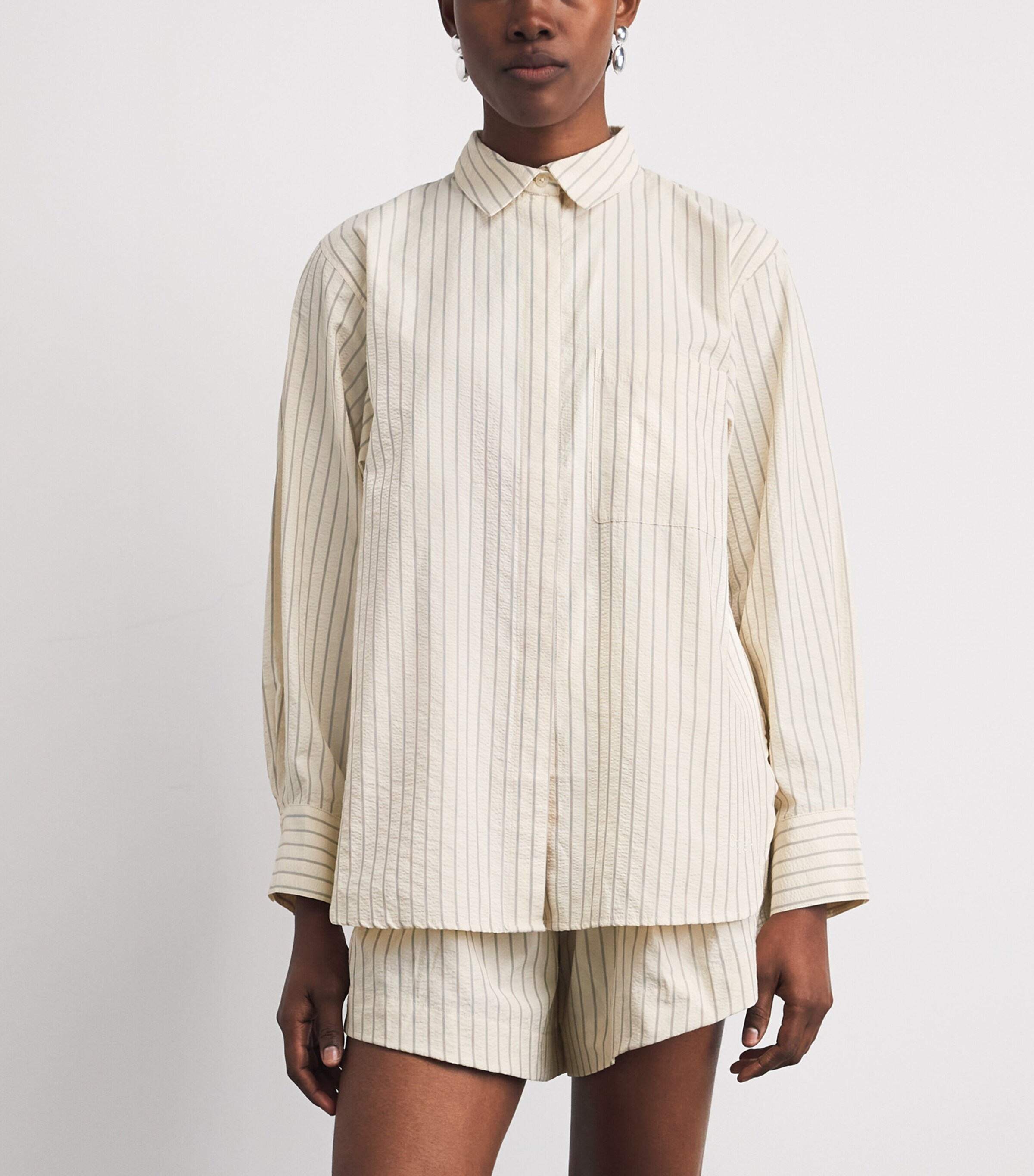 Stylein Womens Stripe Jansell Shirt Cream Stripe Image 4