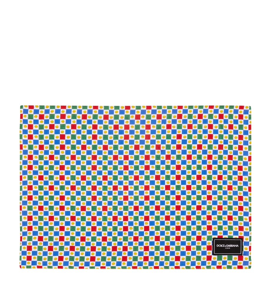 Linen Carretto Placemat and Napkin Set UC091 CARRETTO MULTI Image 2