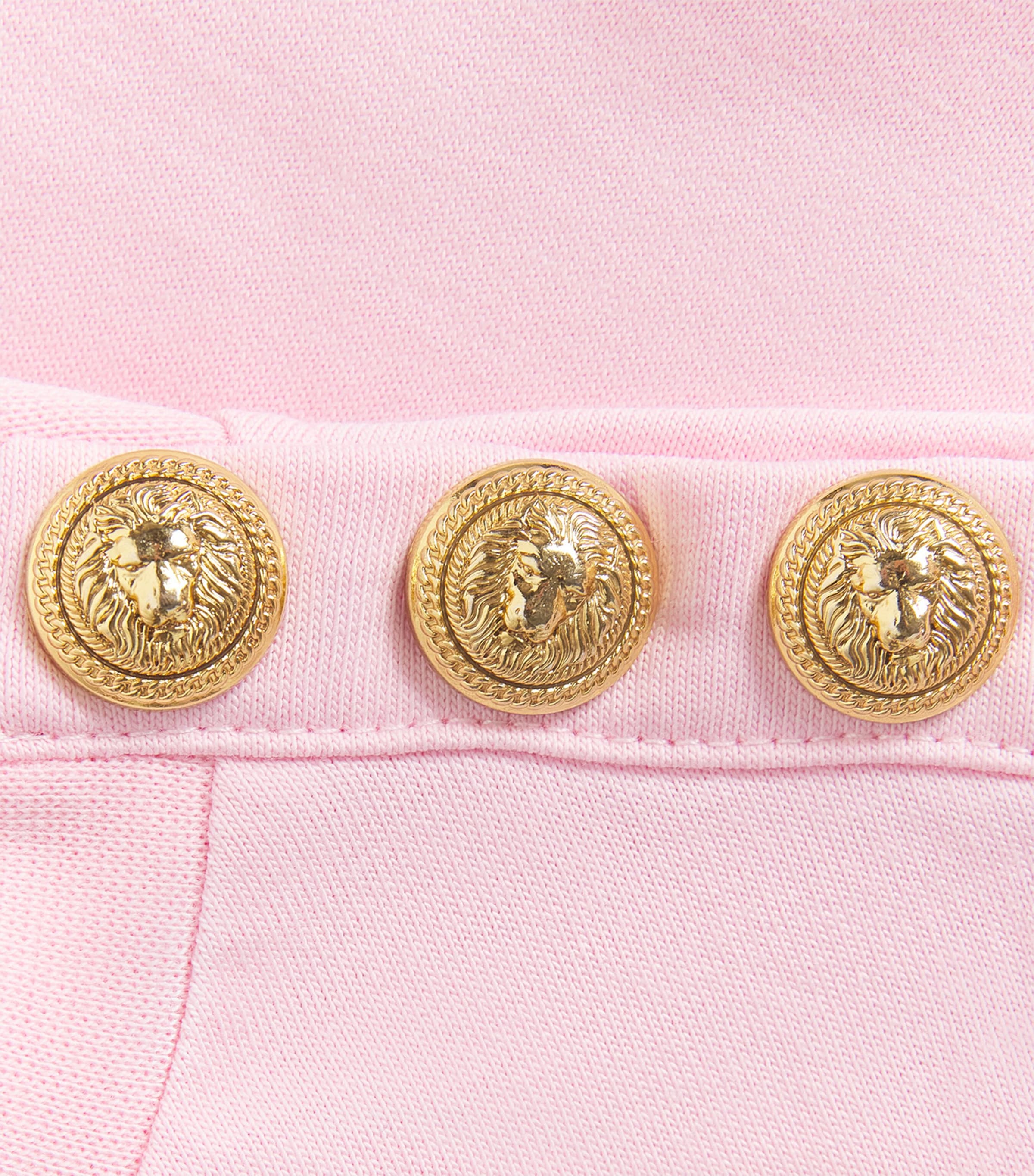 Button-Detail T-Shirt (4-14 Years) 51EOR ROSA/ORO Image 3