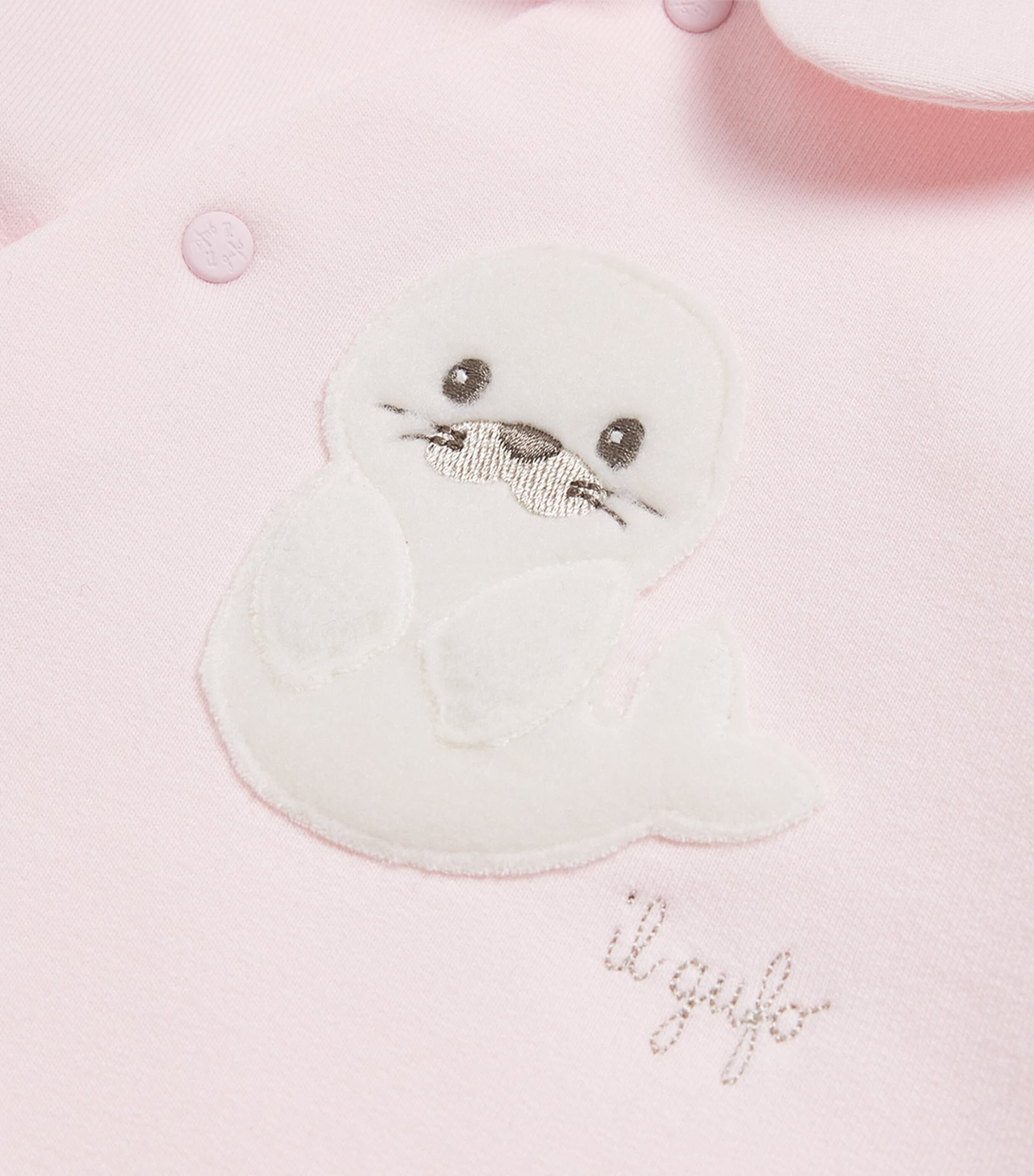 Stretch-Cotton All-In-One (1-12 Months) 303PINK Image 3