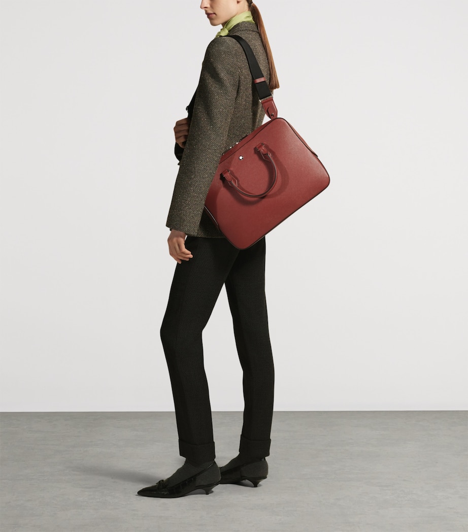 Montblanc Leather Sartorial Thin Document Case Red Oak Image 2