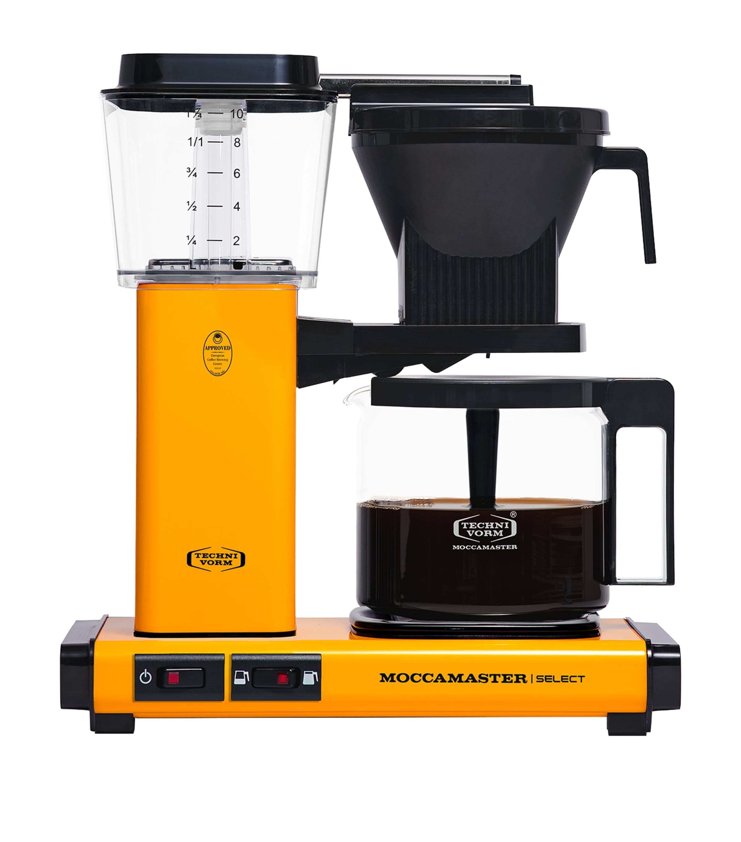 Moccamaster KBG Select Filter Coffee Machine Yellow Pepper Image 1