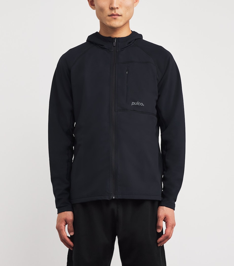 Two-Way Stretch Training Hoodie BLACK Image 3