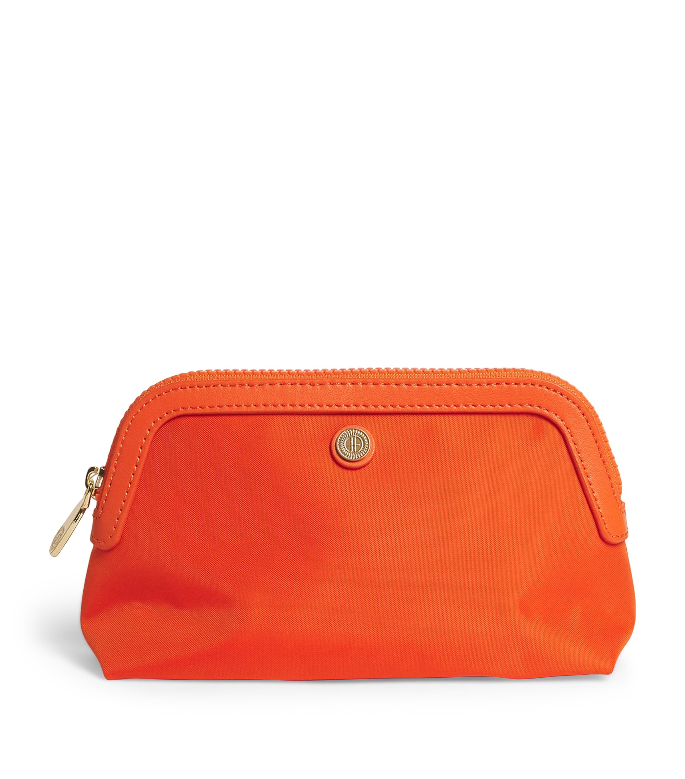 Harrods Small Nylon Wash Bag In Orange