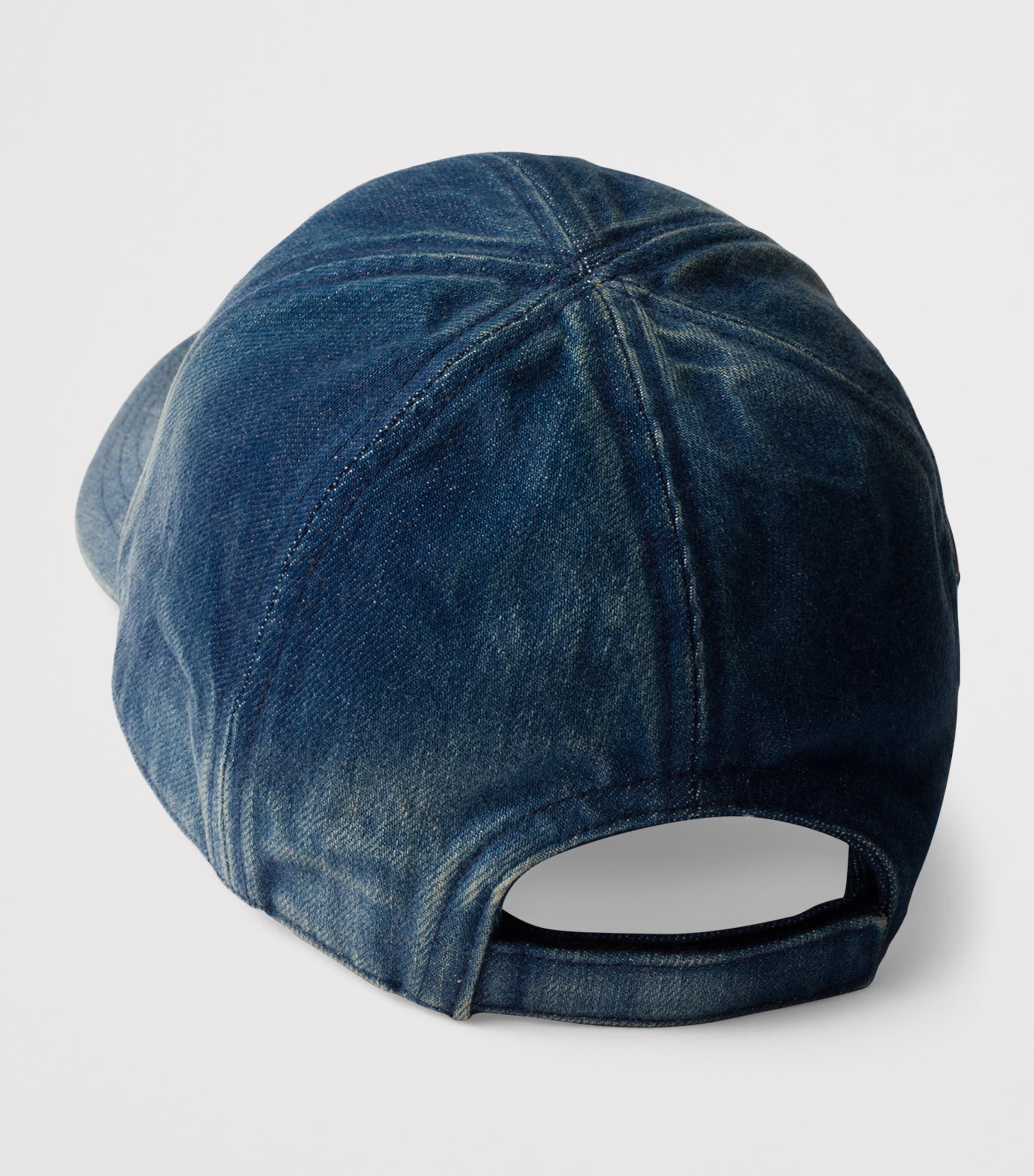 Prada Blue Denim Baseball Cap | Harrods UK