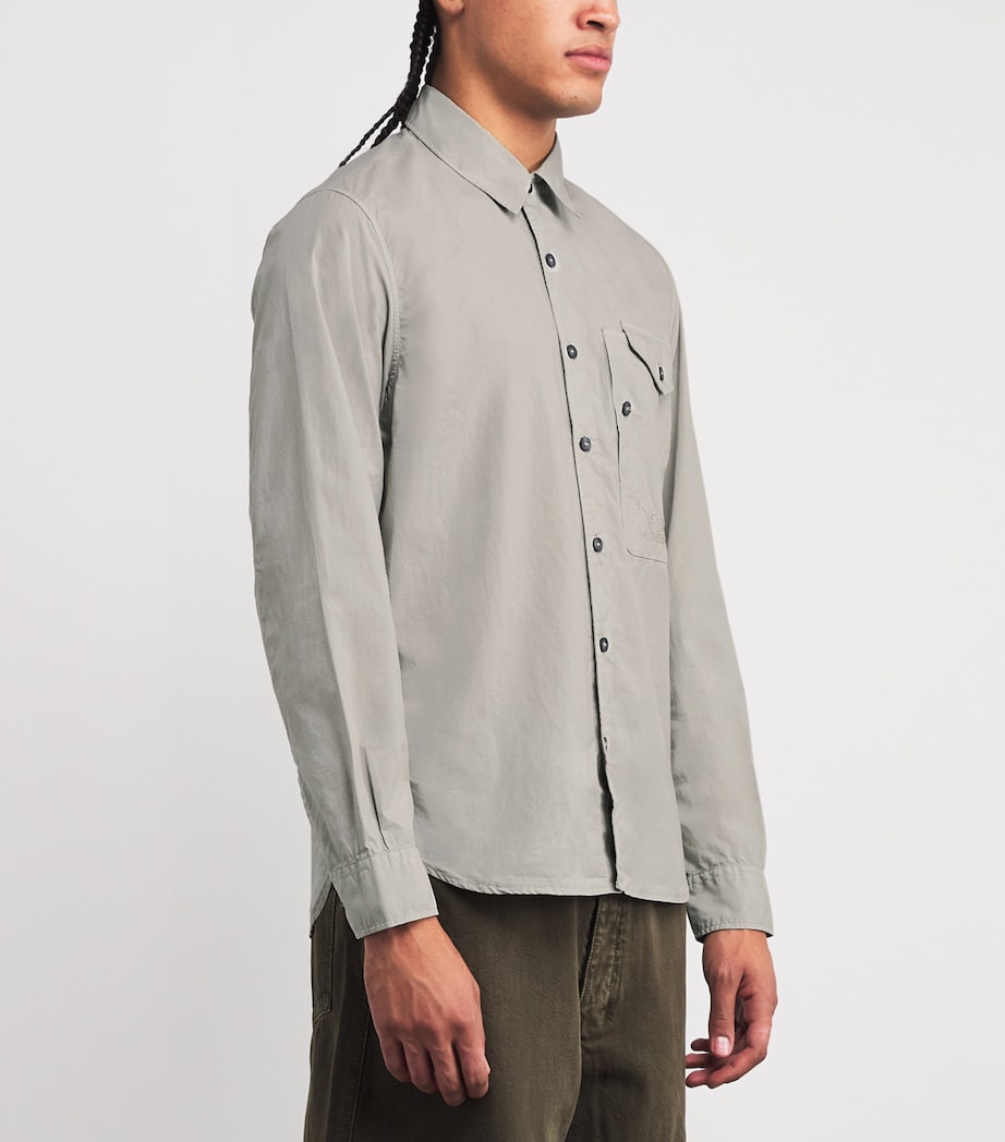 Cotton Poplin Cargo-Pocket Shirt G331 LONDON FOG Image 3