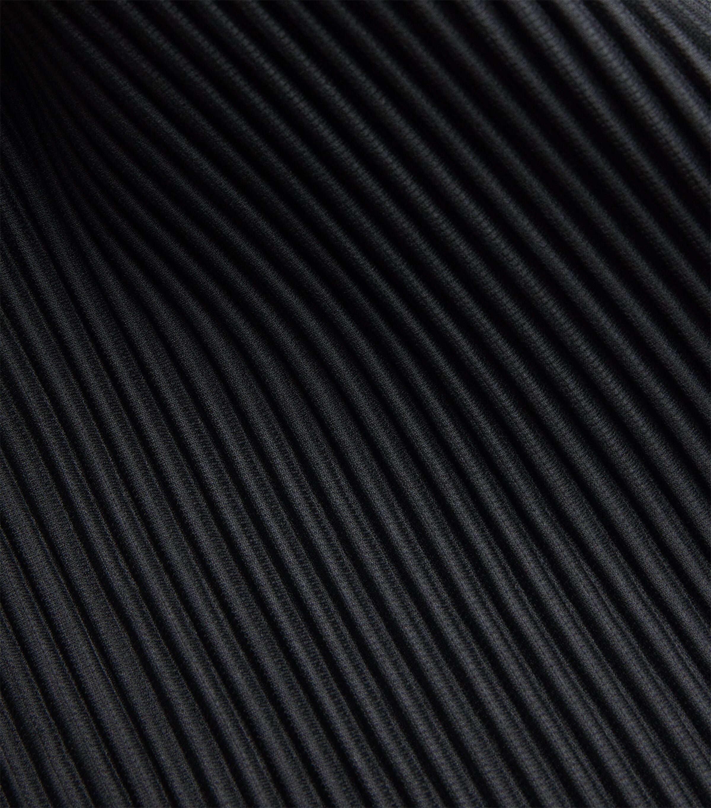 Homme Plissé Issey Miyake Mens Pleated Short-Sleeve Shirt Black Image 5