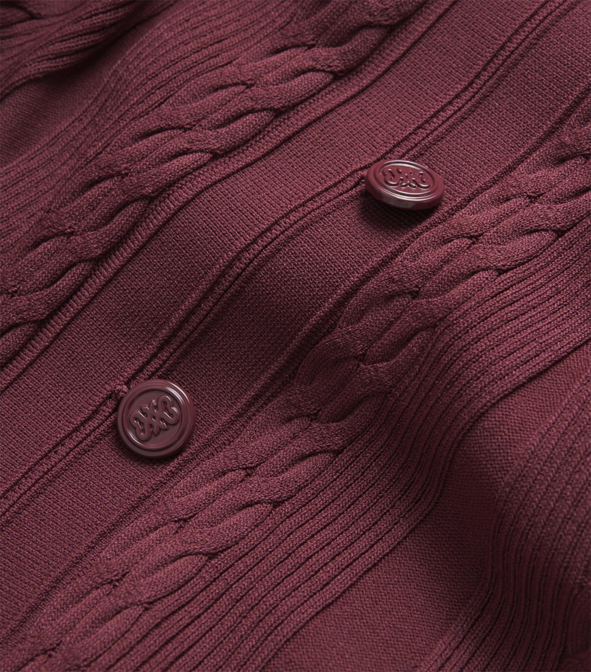 Knitted Midi Dress BORDEAUX Image 5