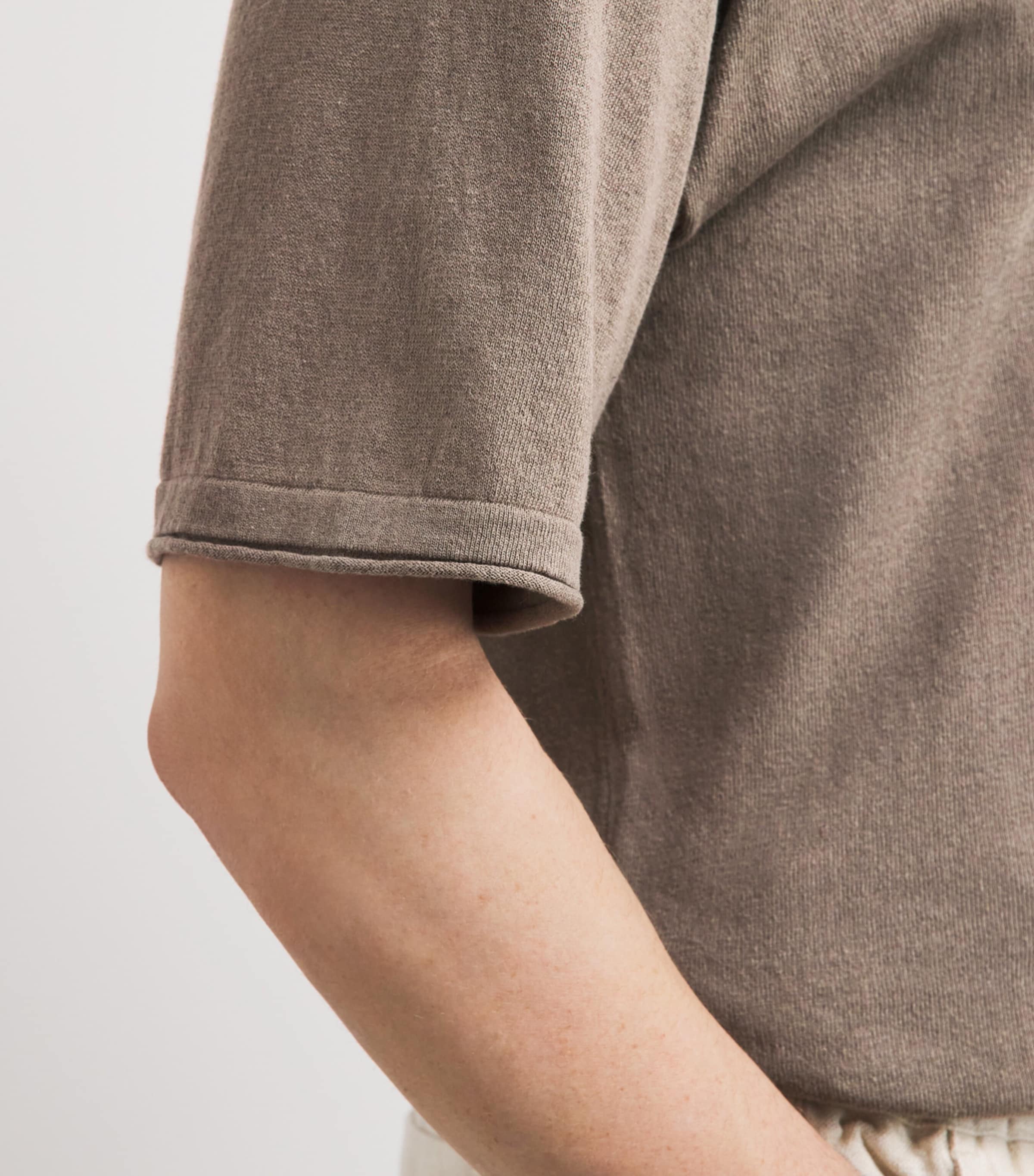 NN.07 Mens Cotton-Linen Ryan T-Shirt Clay Mirage Image 3