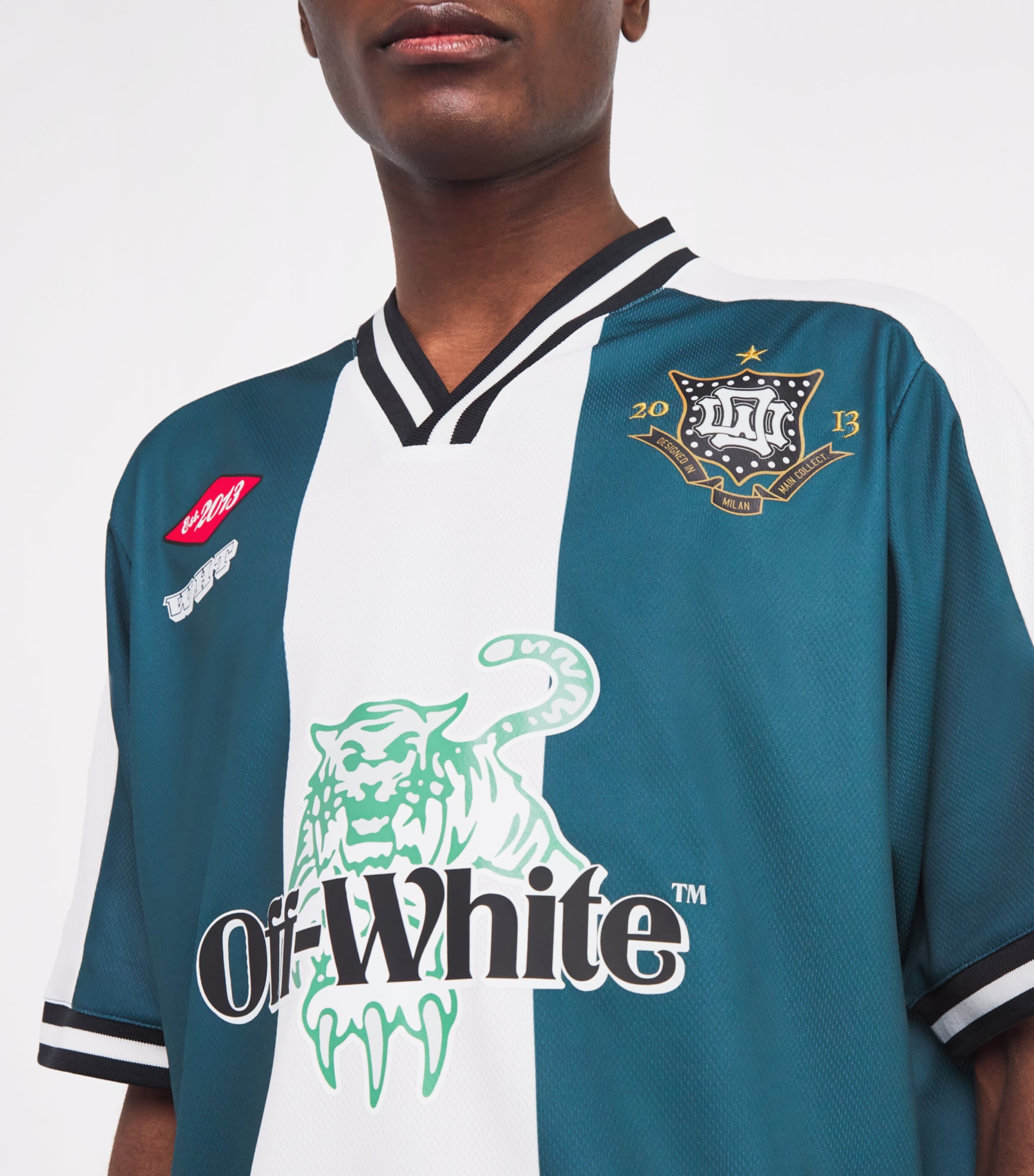 Off-White Tiger Logo Soccer Jersey | Harrods US