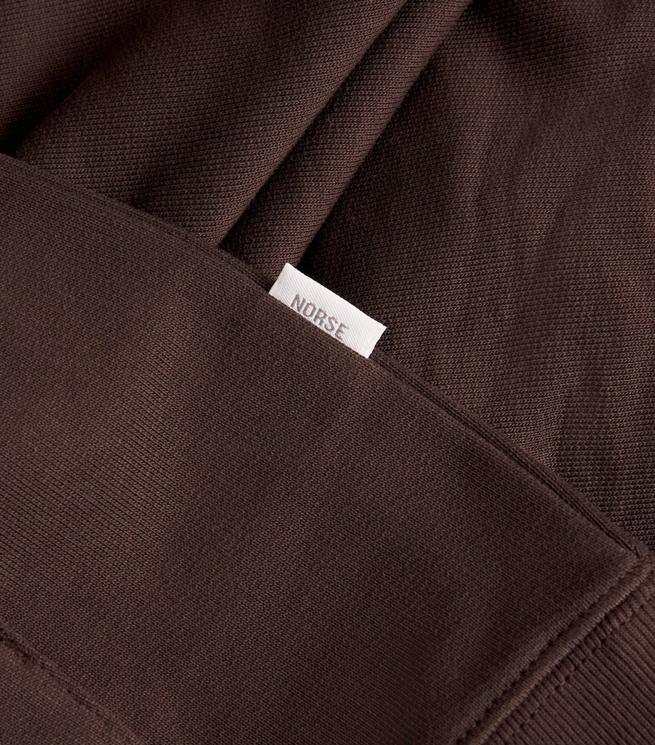 Organic Cotton Hoodie SEAL BROWN Image 5