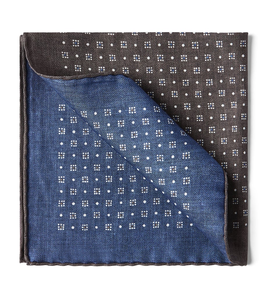 Silk Patterned Pocket Square C009 Image 1