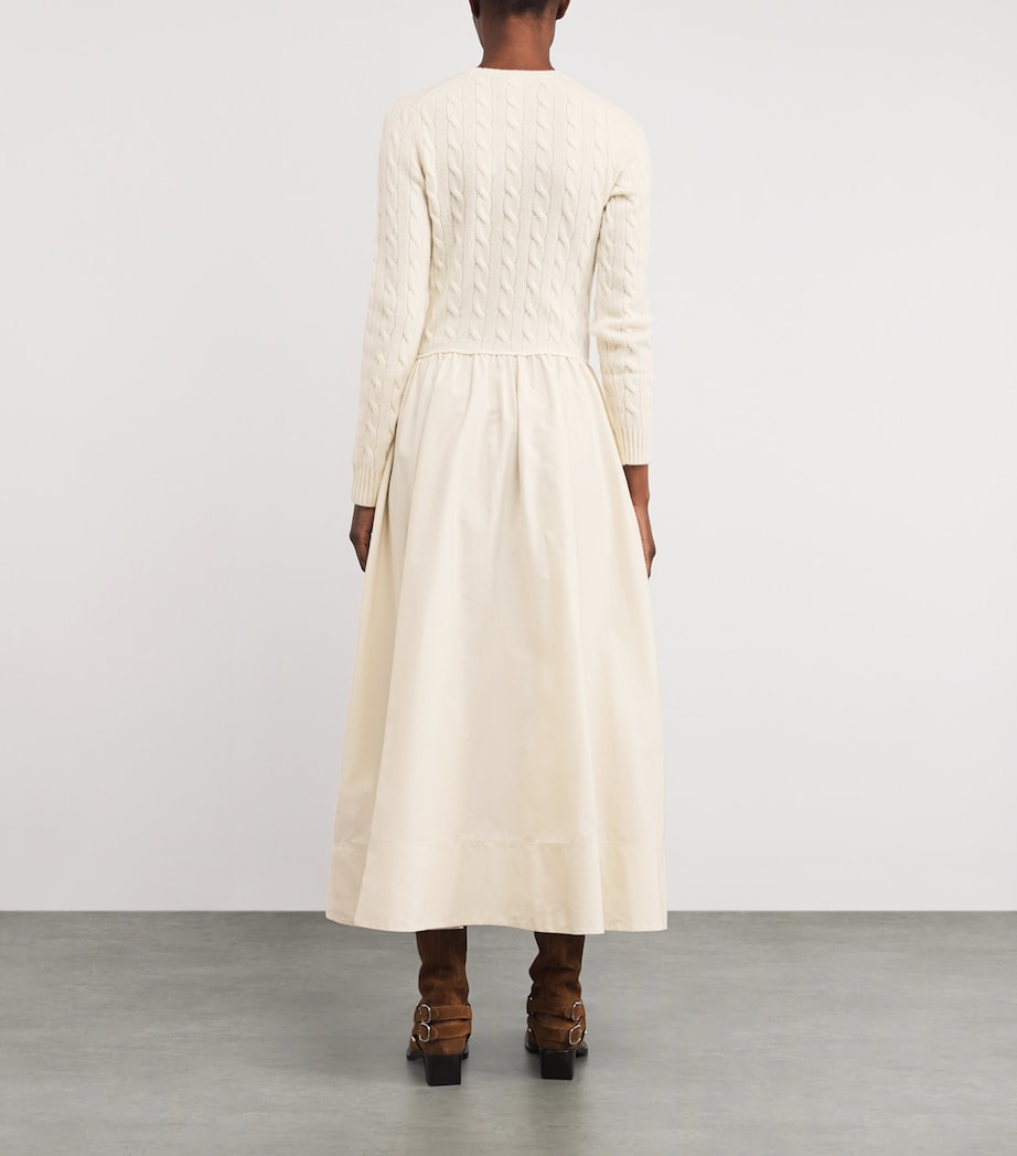 Cable-Knit Maxi Dress AUTHENTIC CREAM Image 3