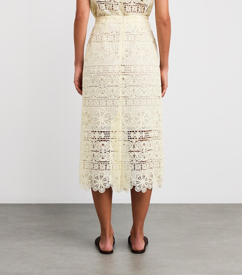 Crochet Midi Pencil Skirt YE01 CAPER Image 4