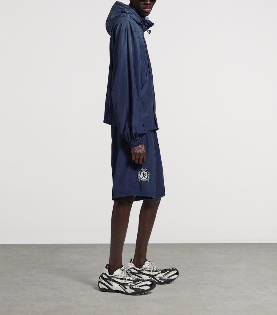 Balenciaga Mens Cotton-Blend Rain Jacket Image 4