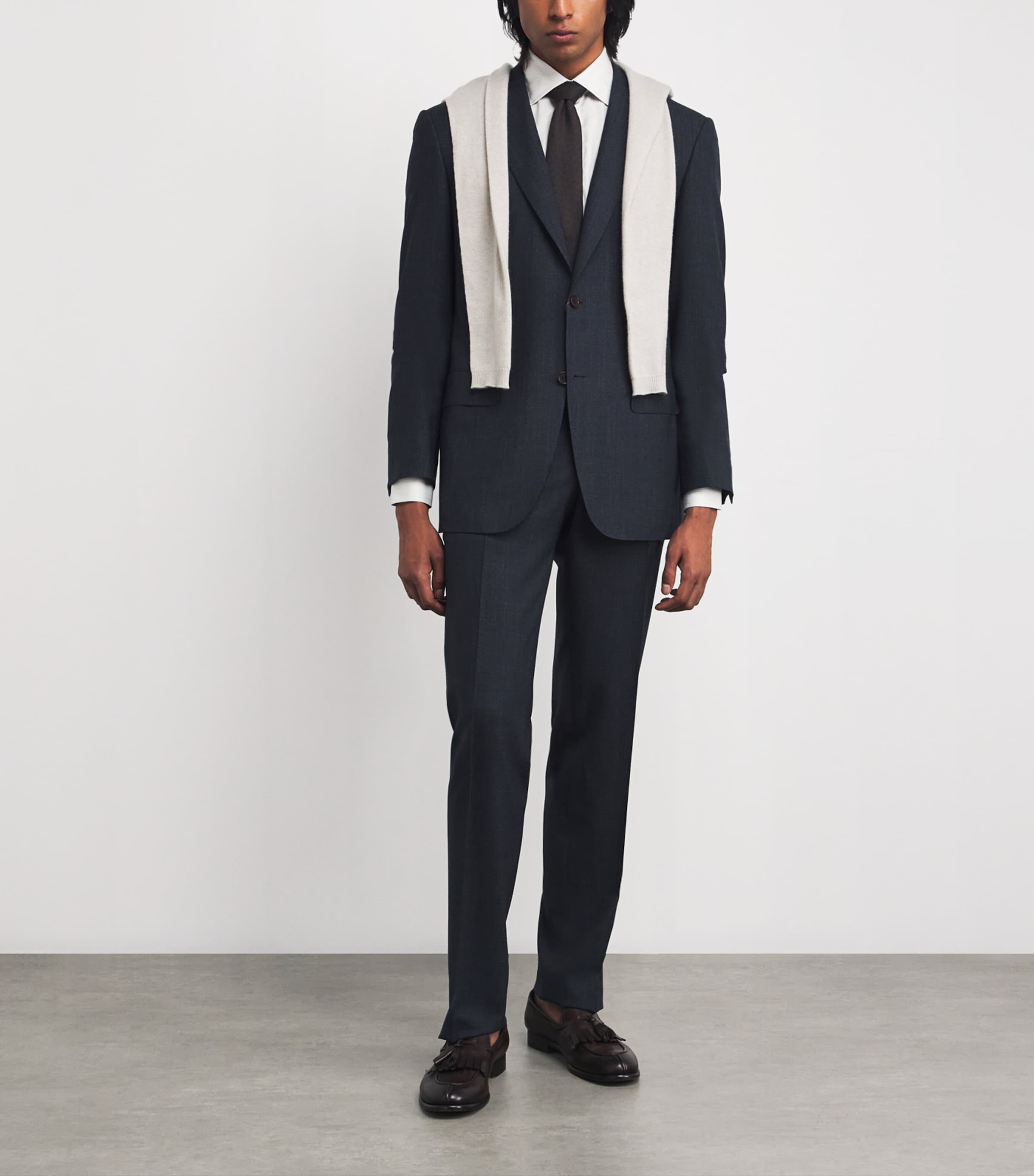 Cotton Stripe Shirt GREY STRIPE Image 2