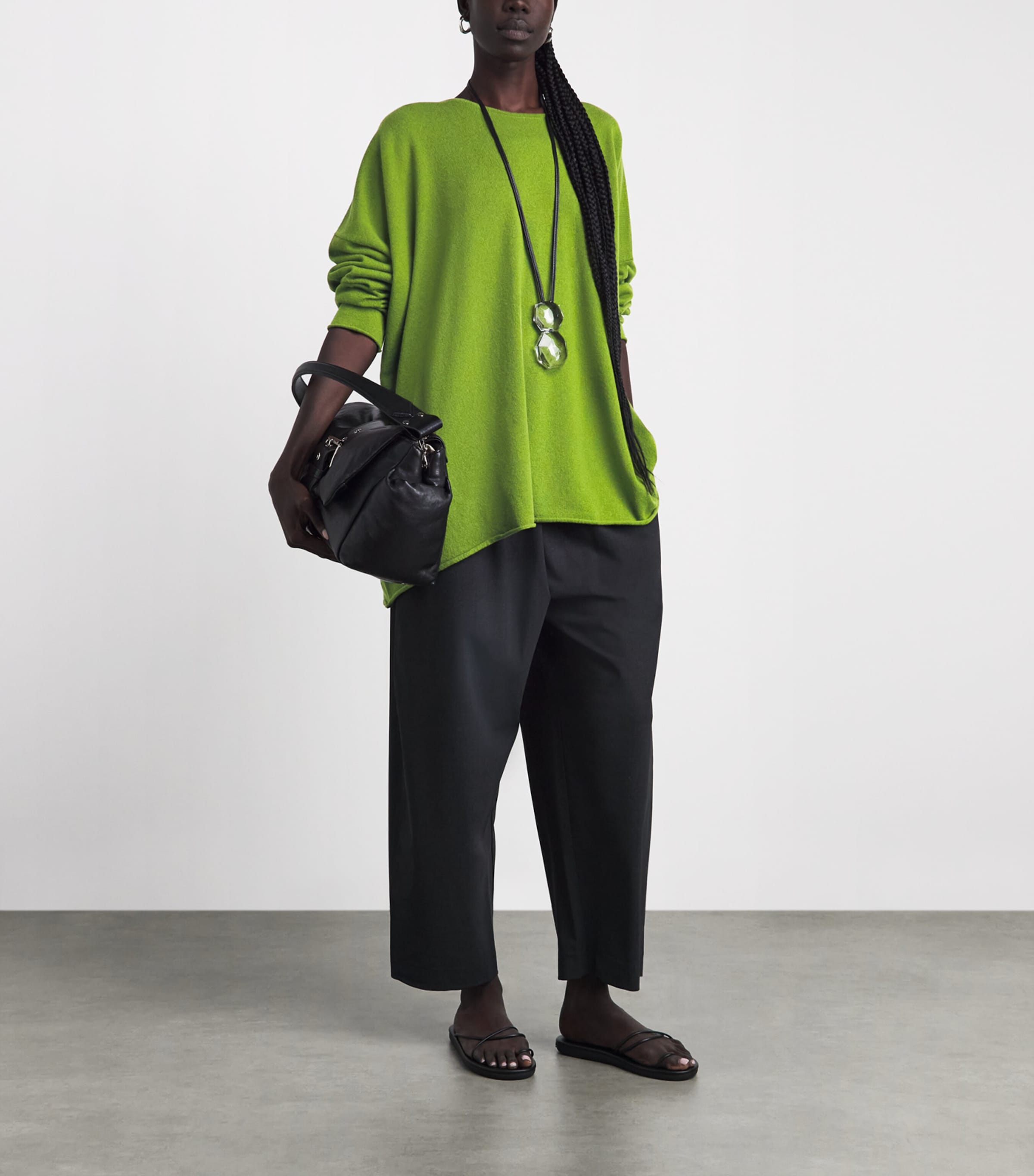Eskandar Green Cashmere Sweater | Harrods SA
