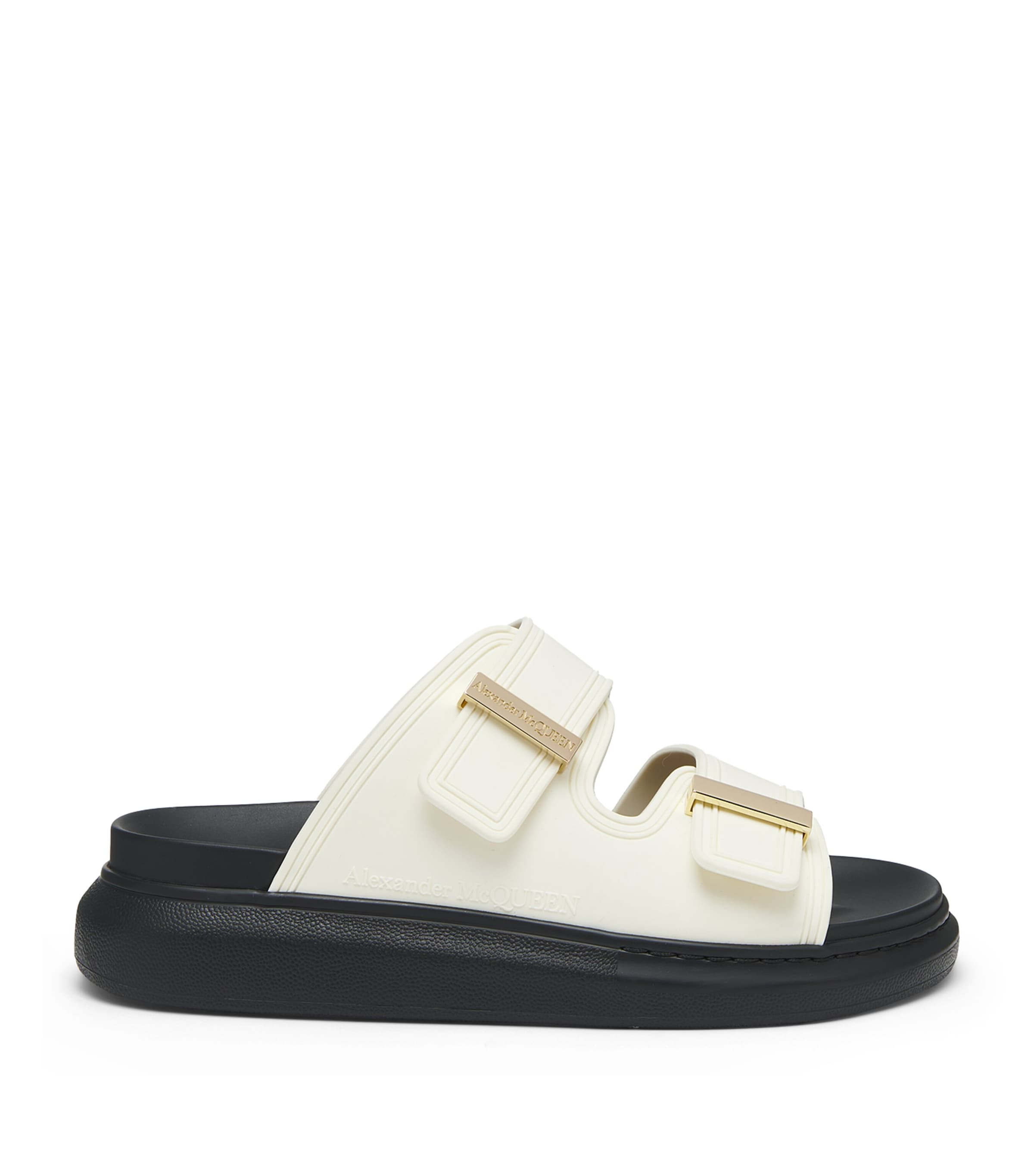 McQueen Rubber Hybrid Slides | Women Shoes | Sandals | Sliders | Designers | McQueen