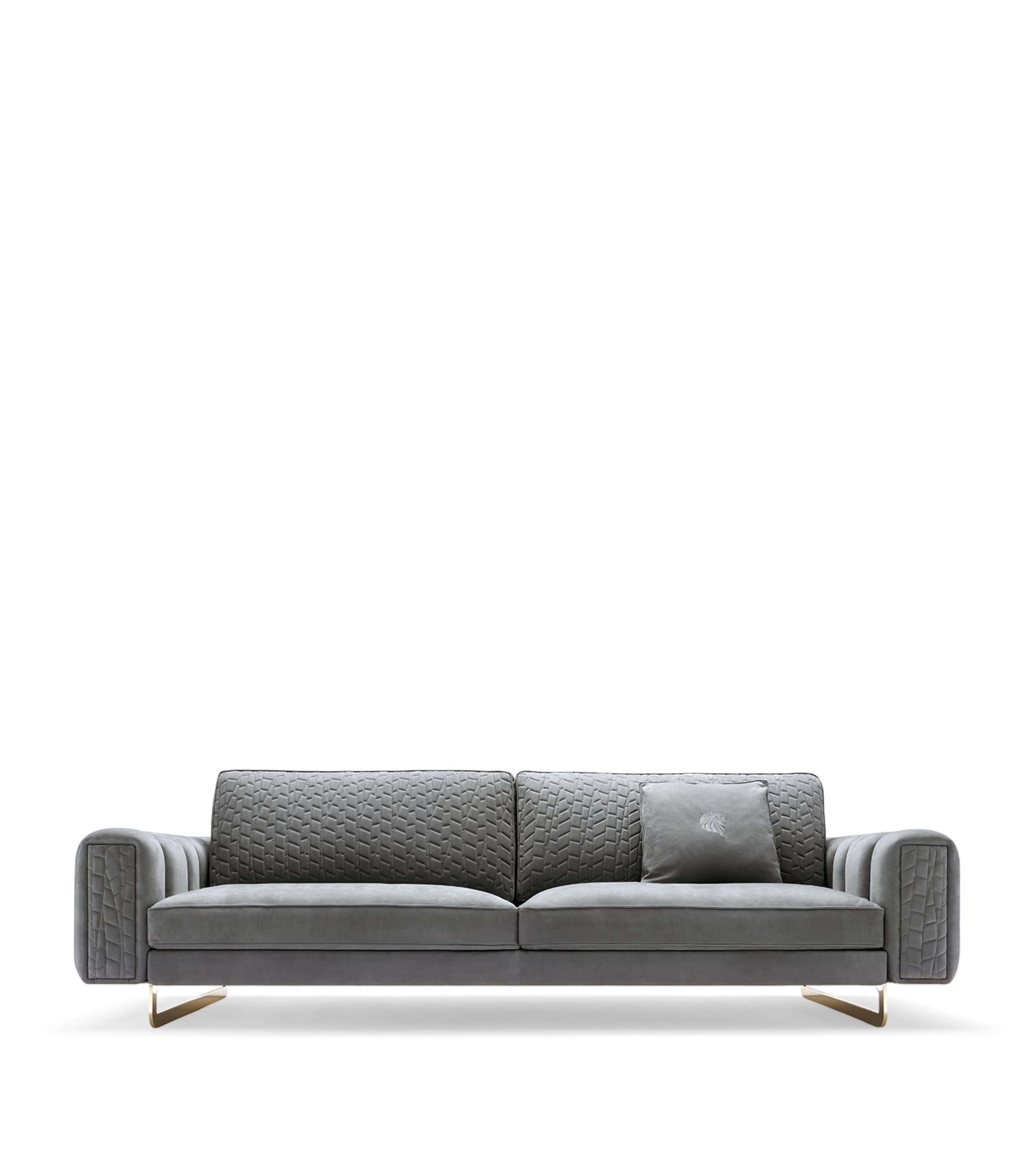 Charisma Sofa VELOUR16 STEEL Image 1