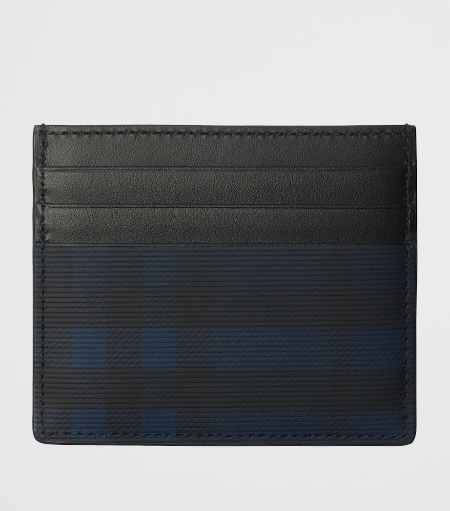 Tall Check Card Holder NAVY Image 2