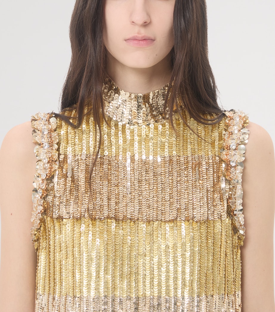 Valentino Womens Tulle Illusione Midi Dress Cgm Image 7