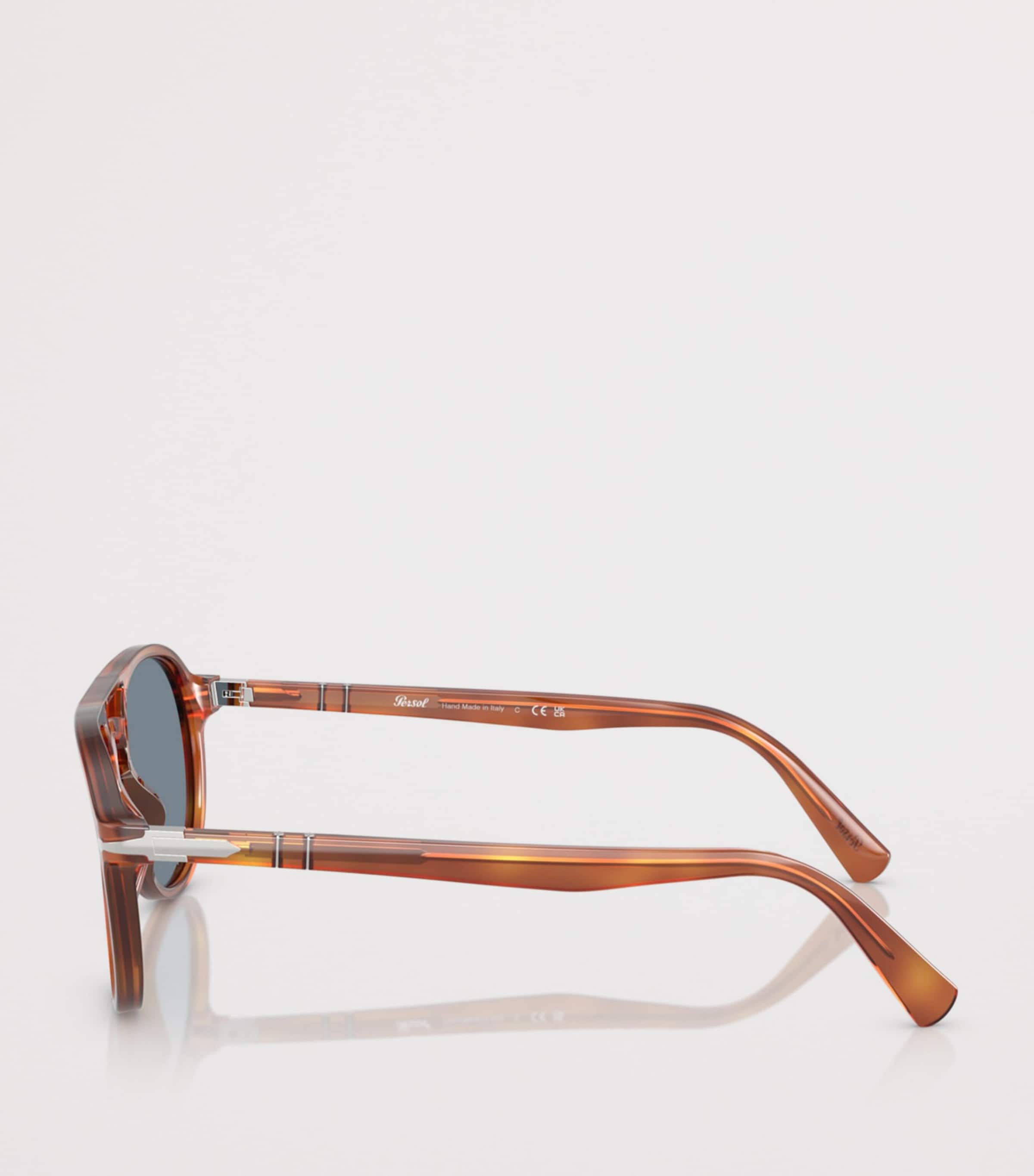 Persol Acetate Pilot Sunglasses Brown Image 3
