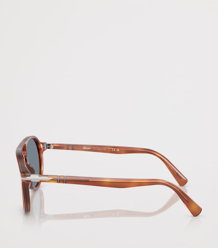 Persol Acetate Pilot Sunglasses Brown Image 3