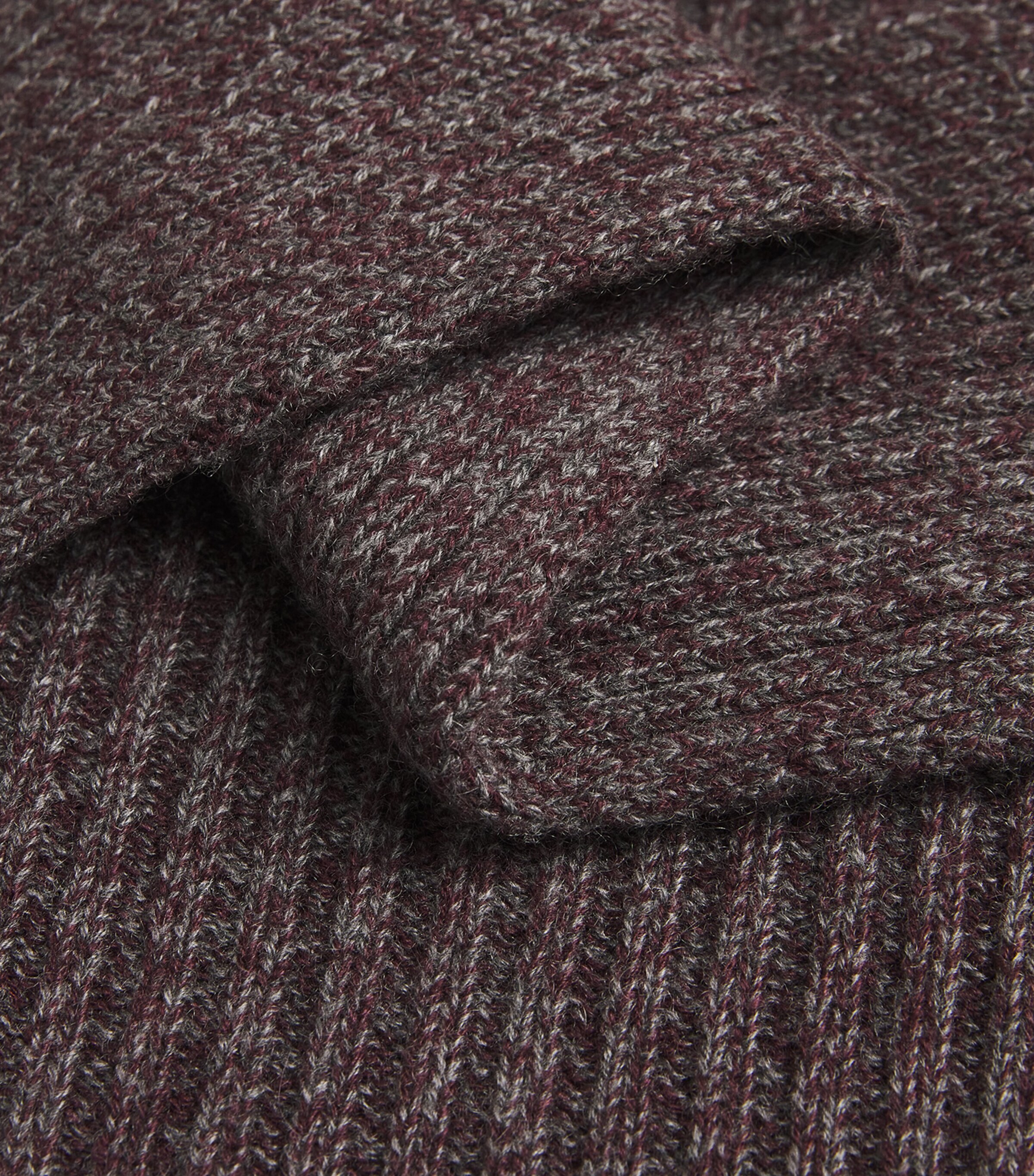 Cashmere Ribbed Sweater 004949 DK RUSSET MRL Image 5