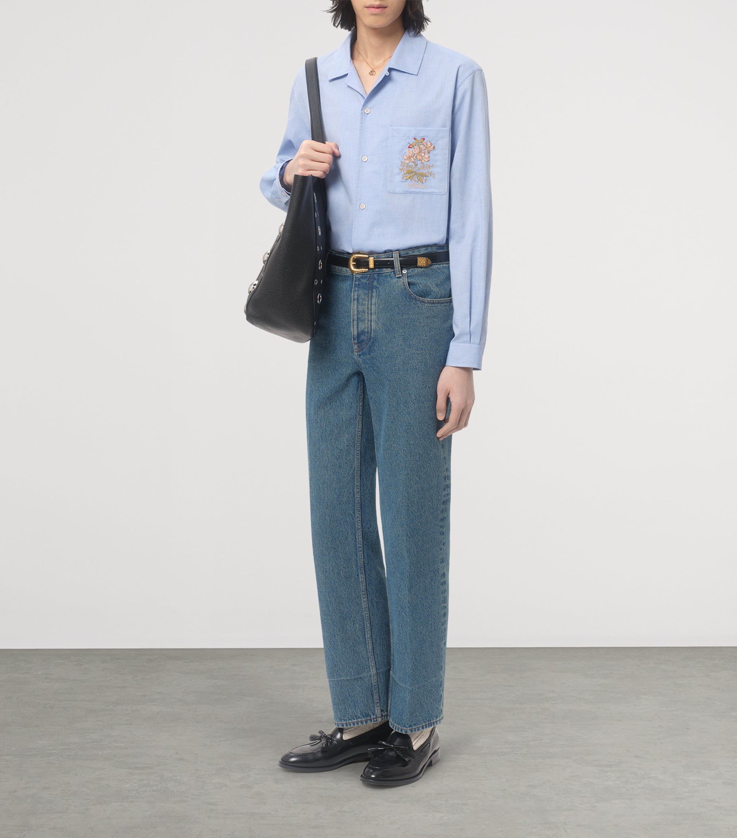 Cotton Embroidered Shirt CZV Image 6