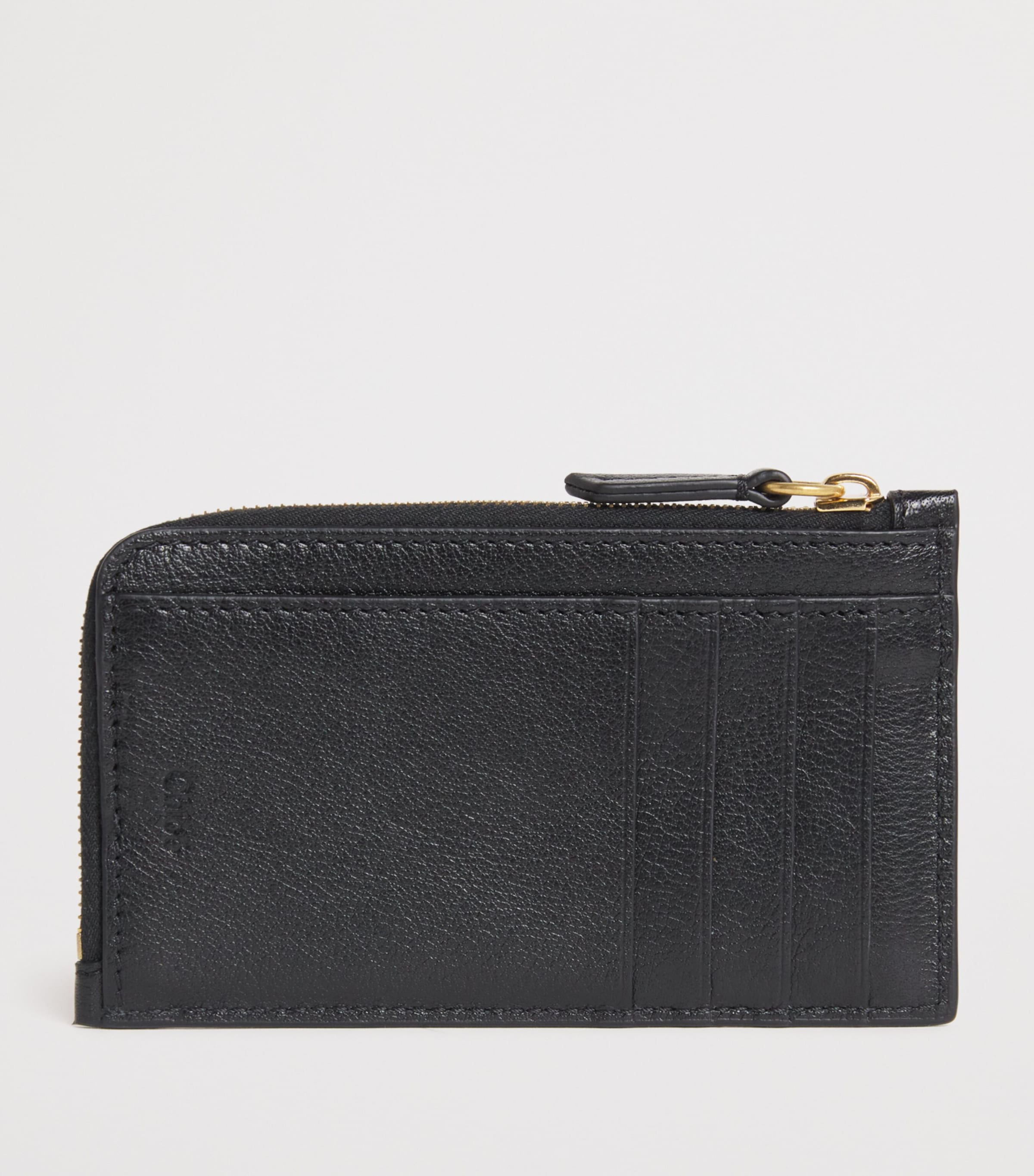 Small Grained Leather Paddington Purse BLACK Image 2