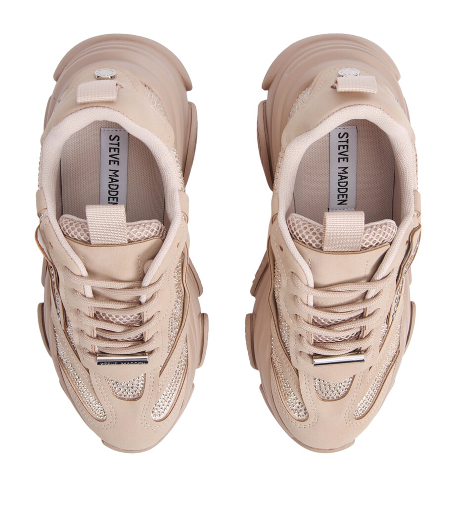 Steve Madden Suede-Blend Possession-R Sneakers Blush Image 4
