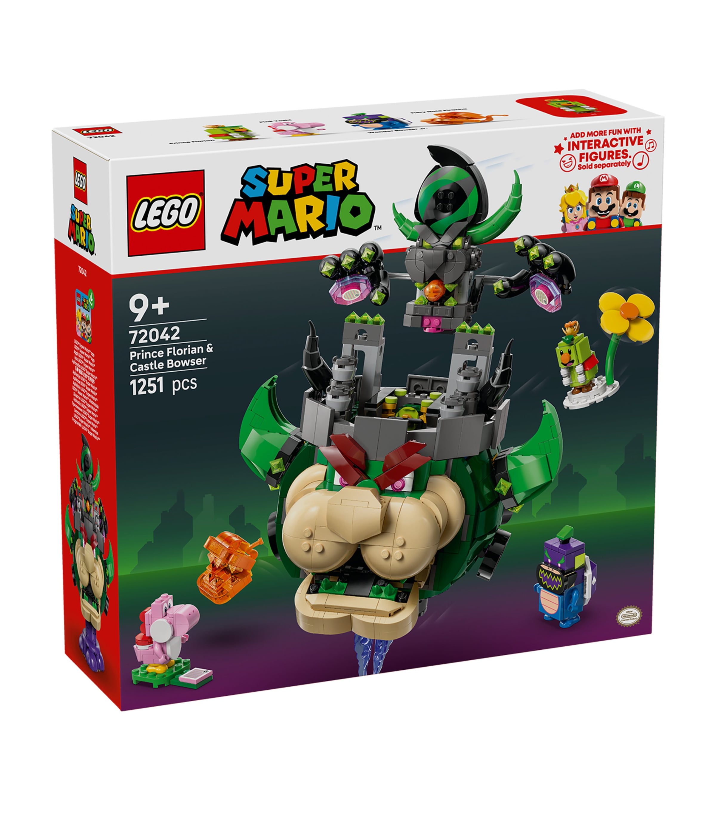 Lego Super Mario Prince Florian & Castle Bowser Set 72042 Image 2