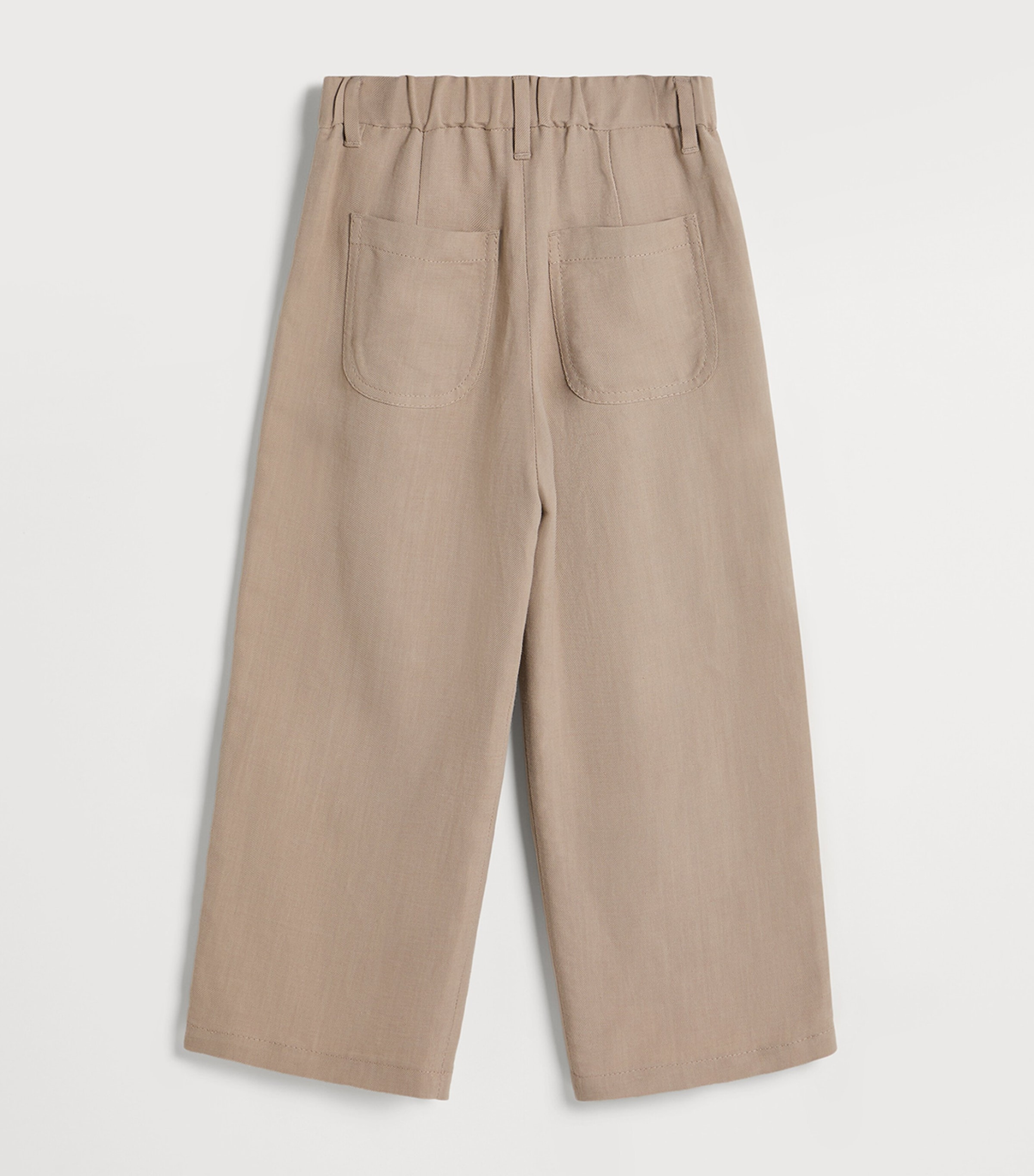 Brunello Cucinelli Kids Monili Wide-Leg Trousers (4-6 Years) Image 2