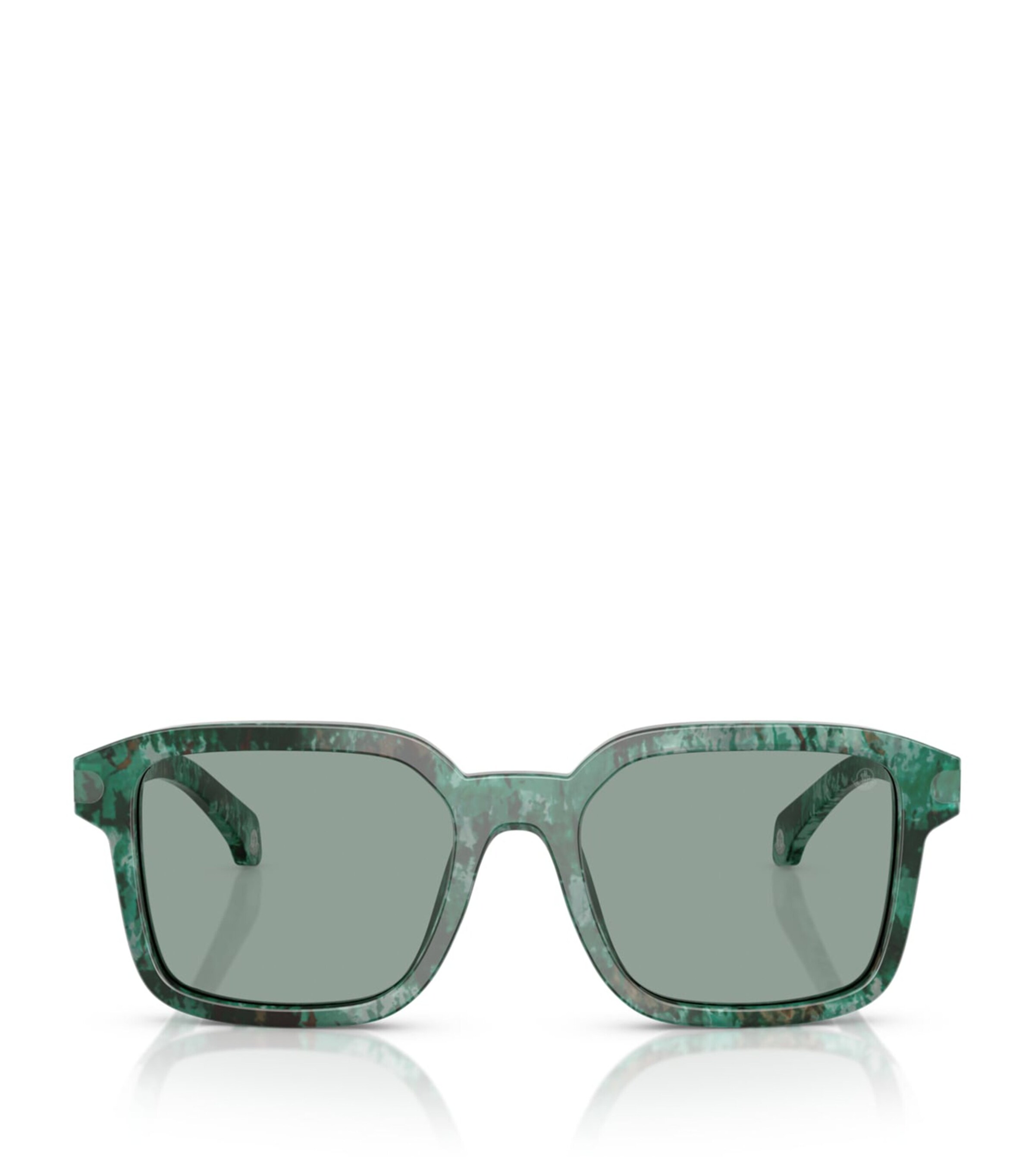 Moncler Womens Brown Me6006 Quaderna Square-frame Acetate Sunglasses In Brown