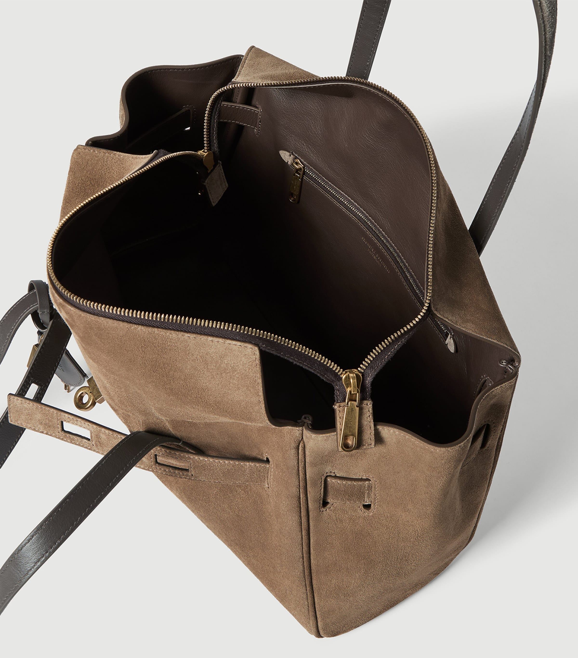 Brunello Cucinelli Suede Explorer Shoulder Bag Image 6