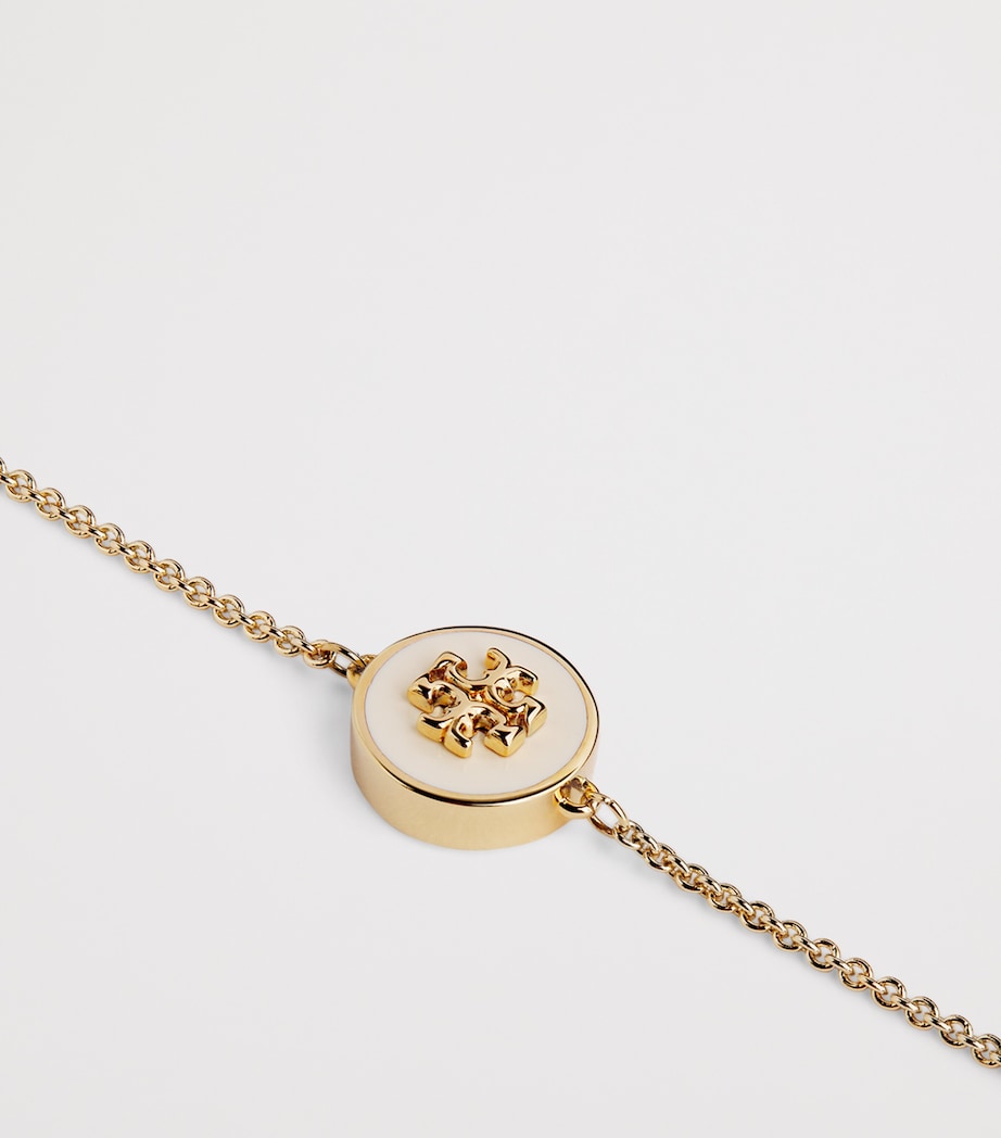 Gold-Plated Enamel Kira Bracelet TORY GOLD / NW IVORY Image 3