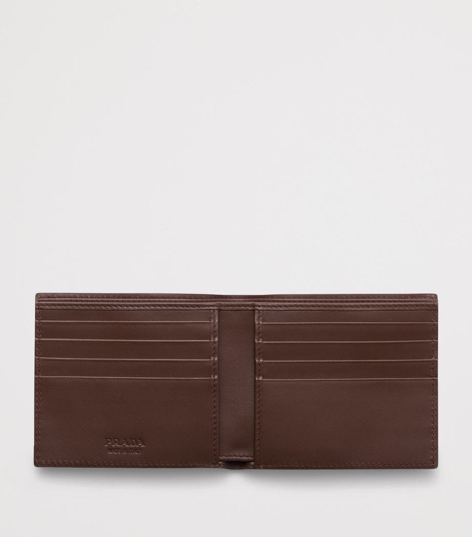 Grained Leather Triangle Wallet F0038 Image 2