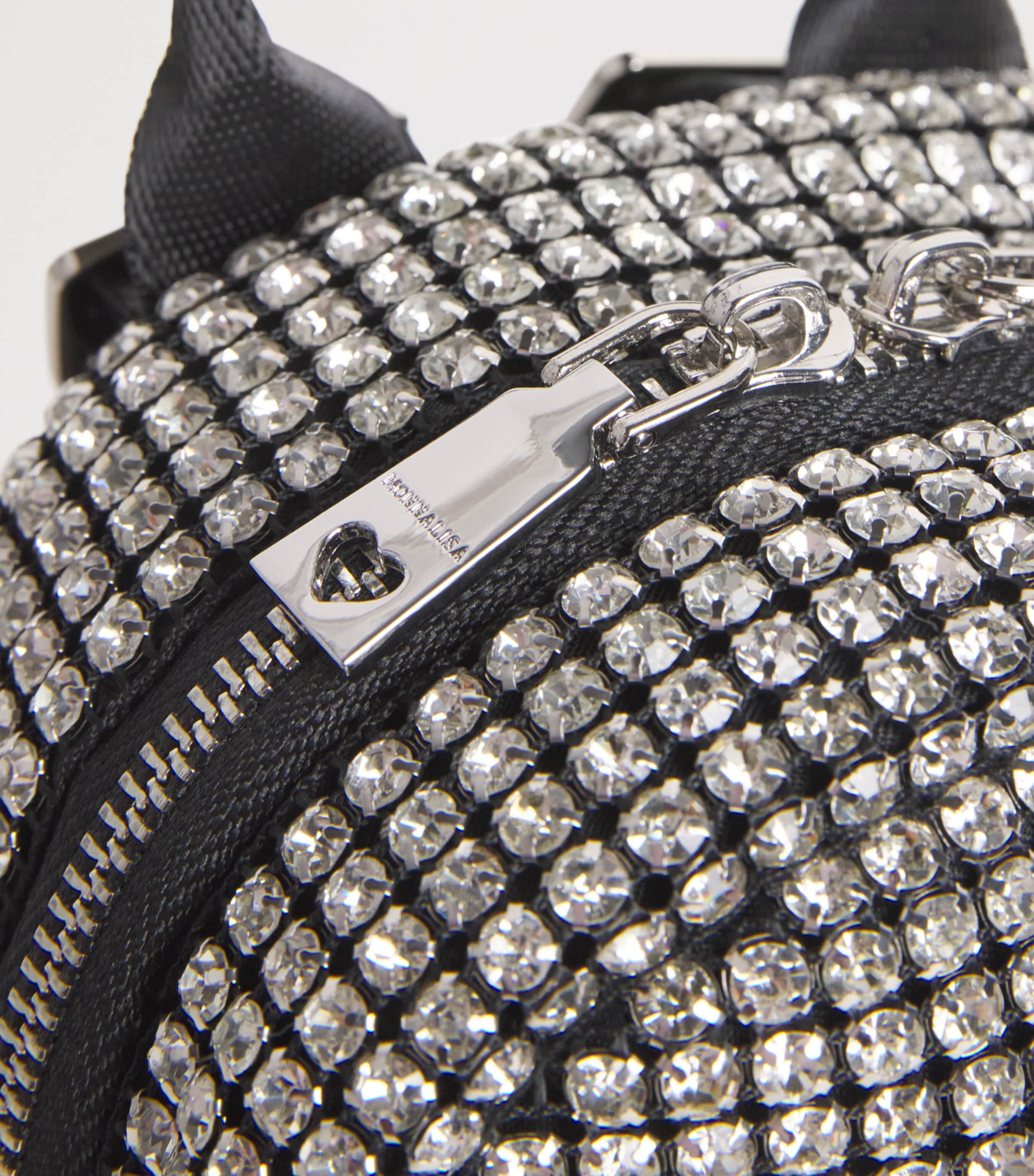 Monnalisa Rhinestone Backpack Nero Image 4