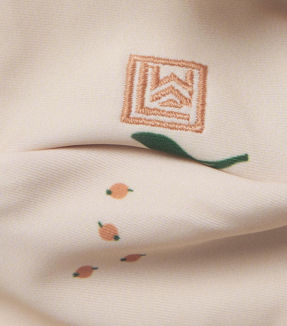 Liewood Printed Senia Swim Hat (0-3 Months) Peach/sea Shell Image 3